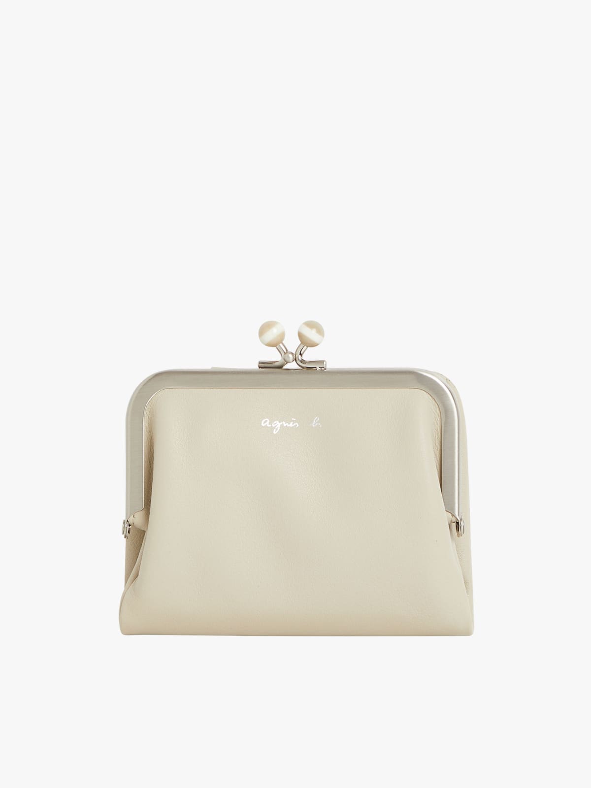 brown leather fastener wallet