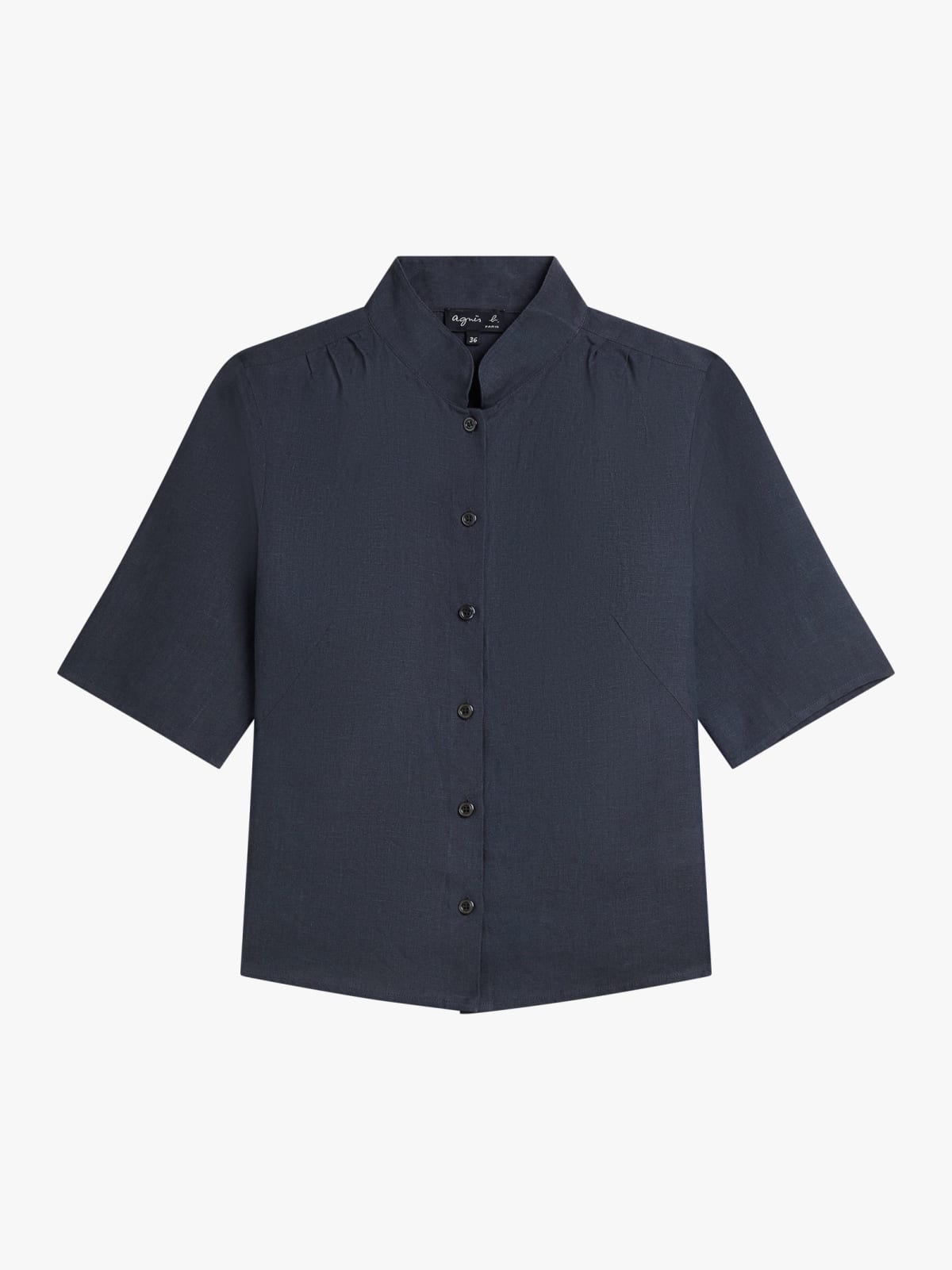 grey Ginette linen canvas shirt