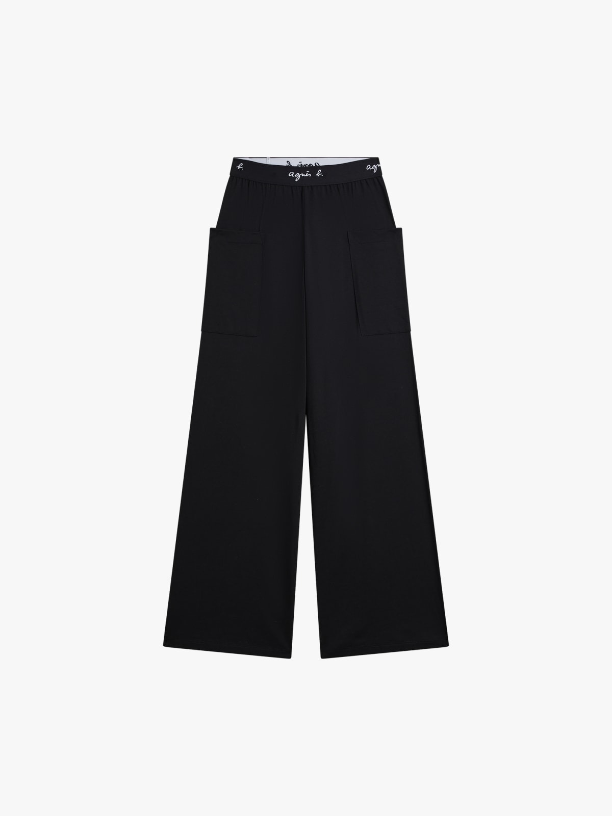 pantalon Mathis en jersey de coton noir