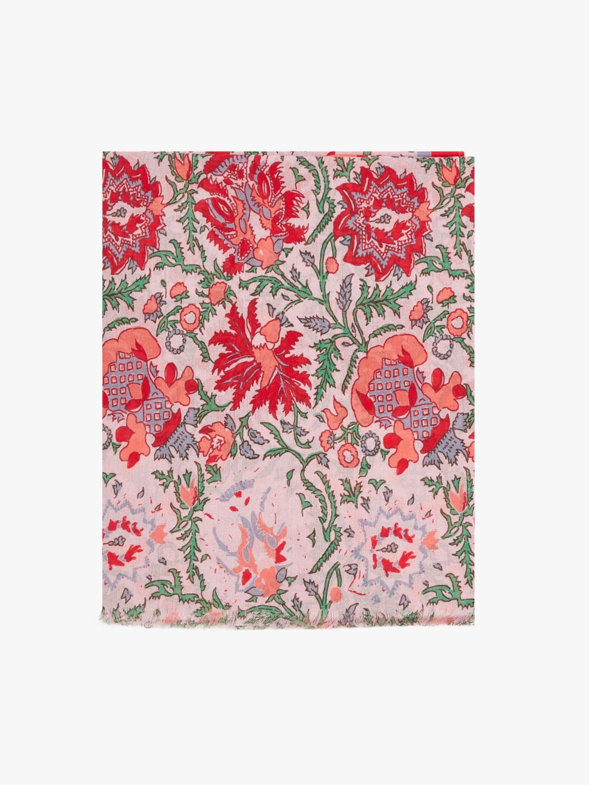 pink Lucie linen scarf