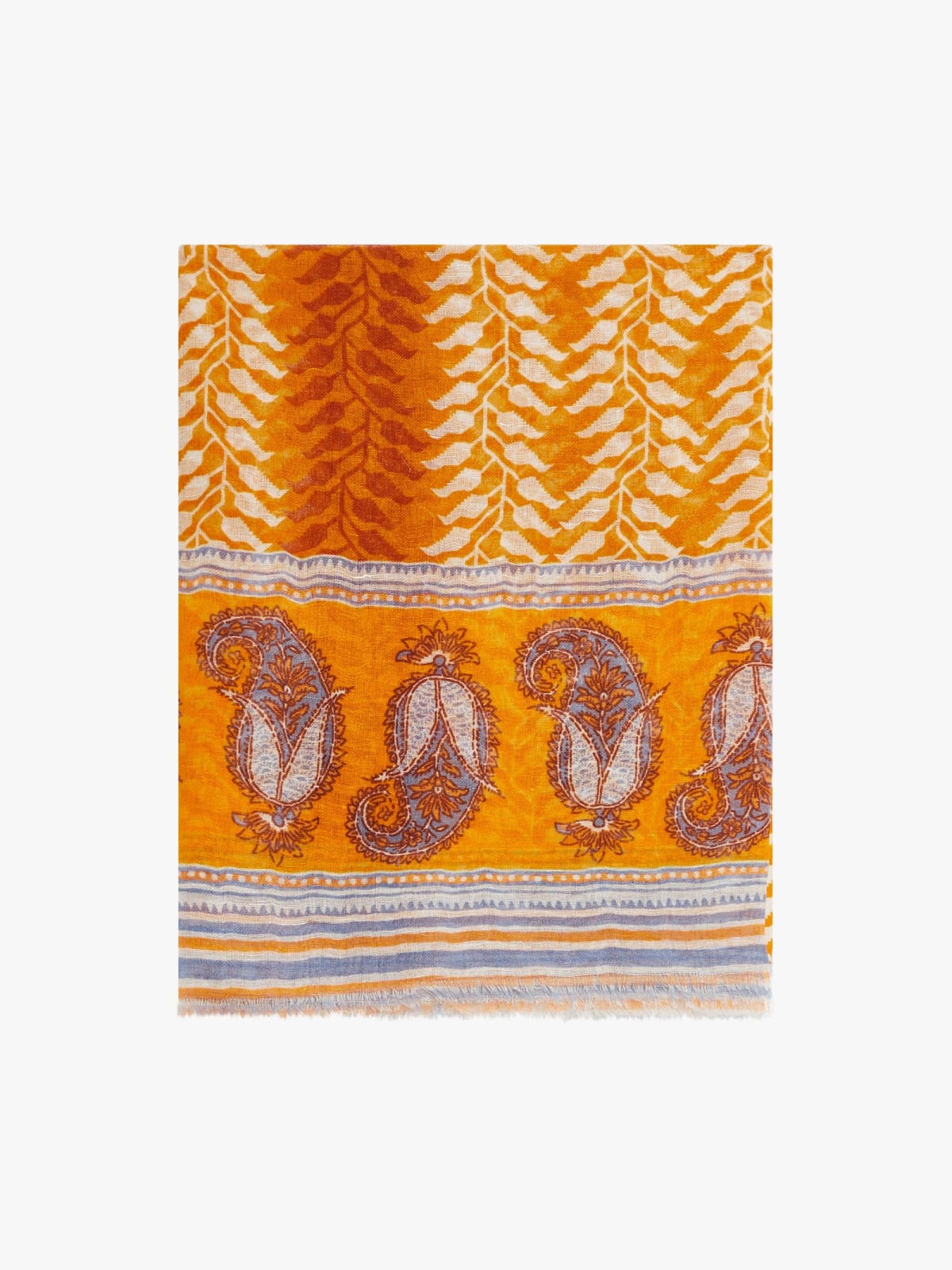 yellow Jordane linen scarf