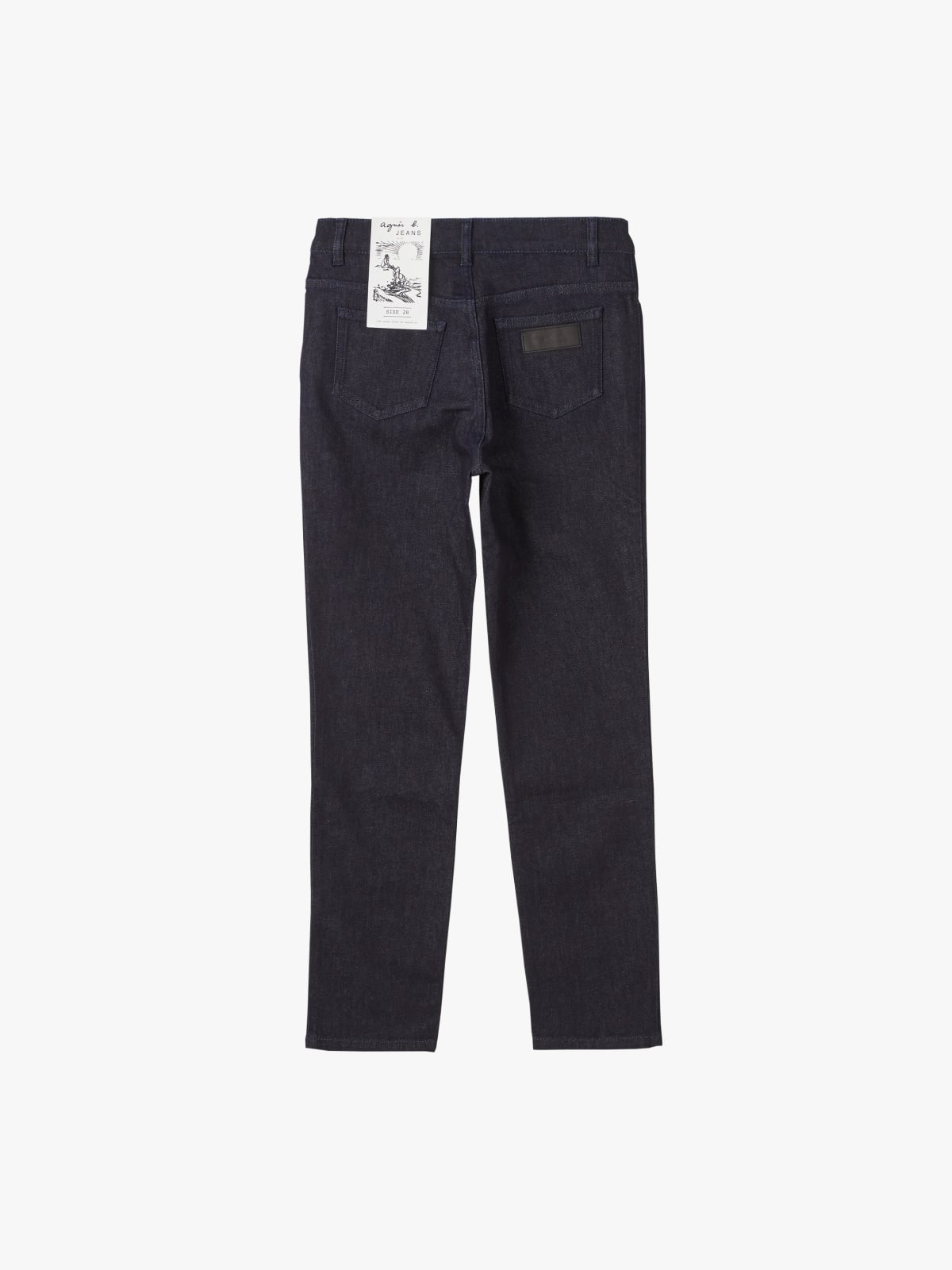 high-waisted slim-fit stretch jeans