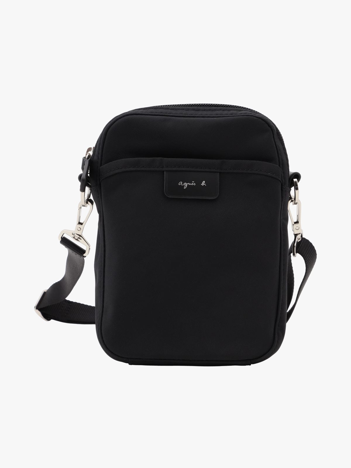 black nylon bag