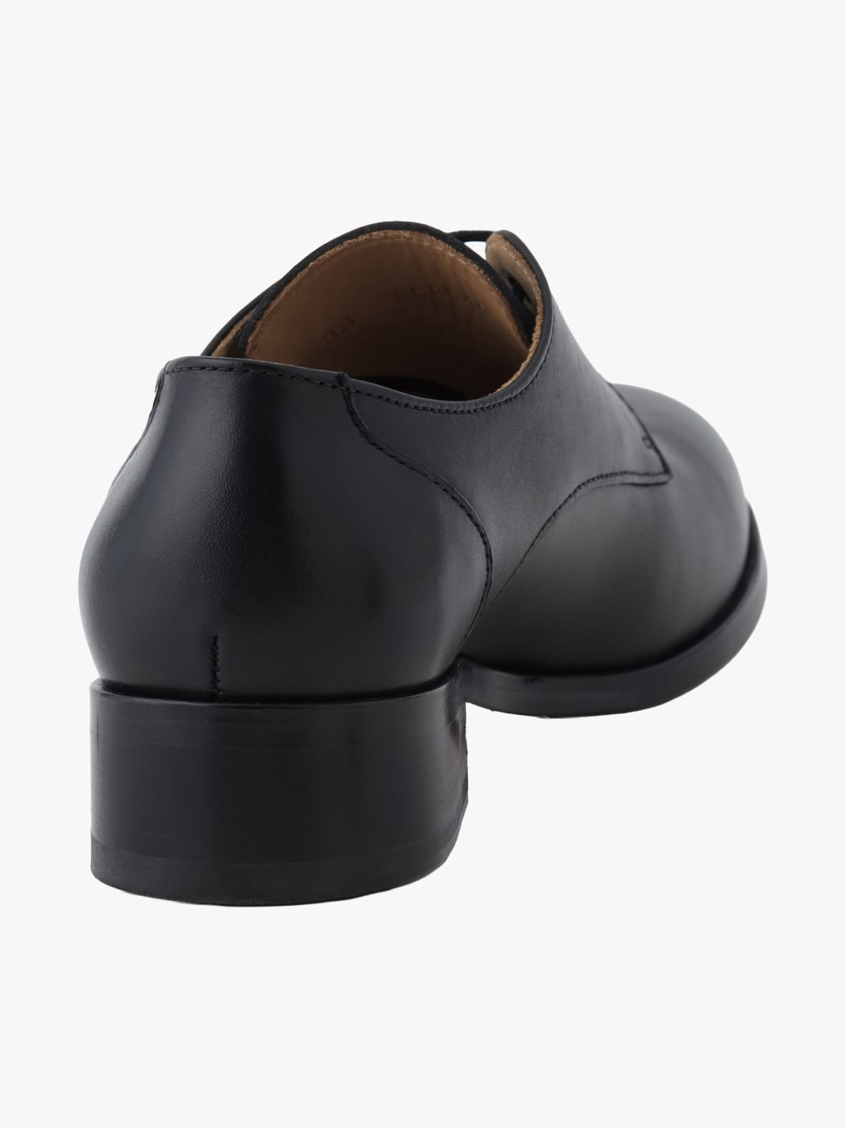 derbies Jeanne noires en cuir