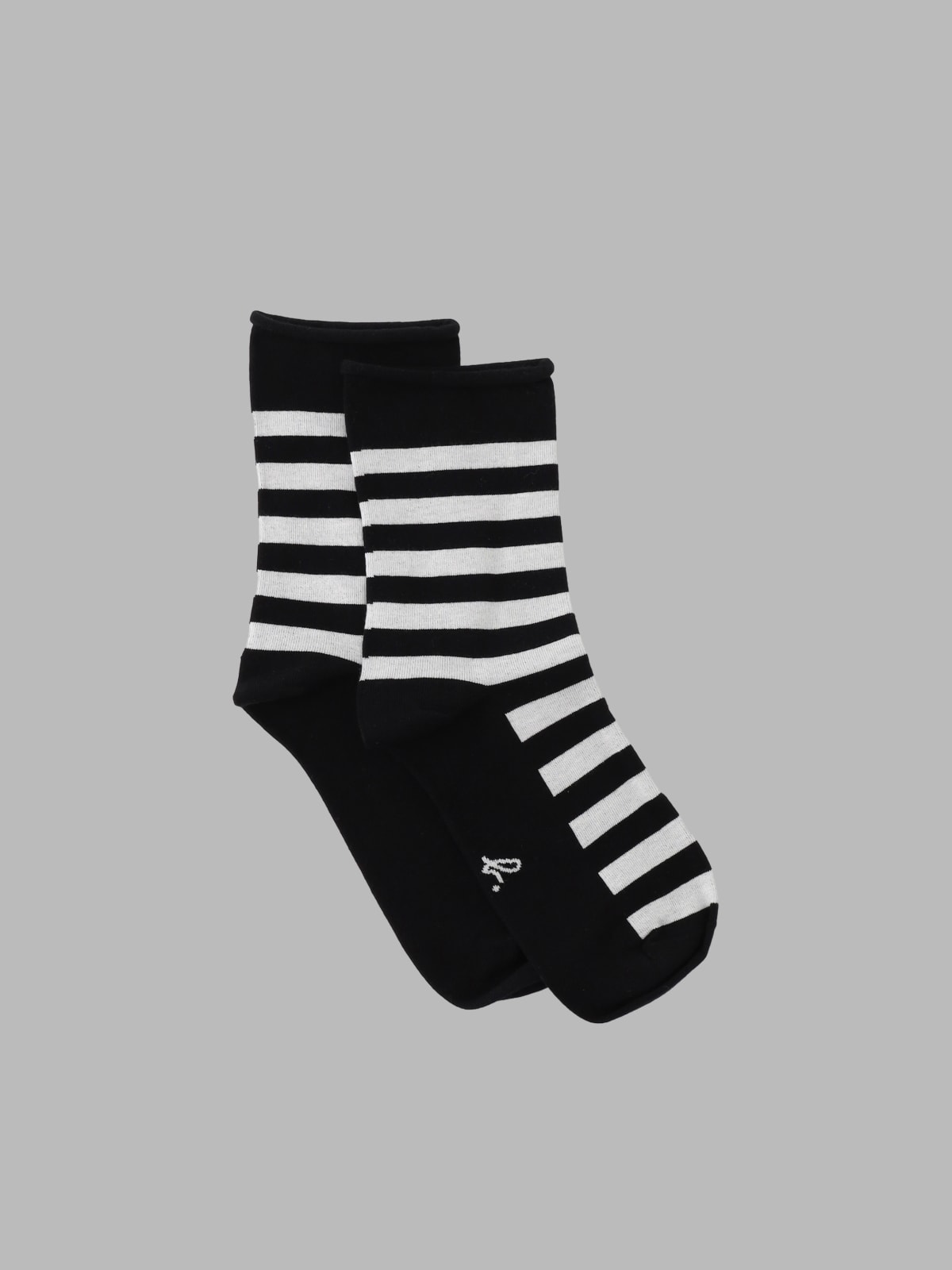 black striped socks