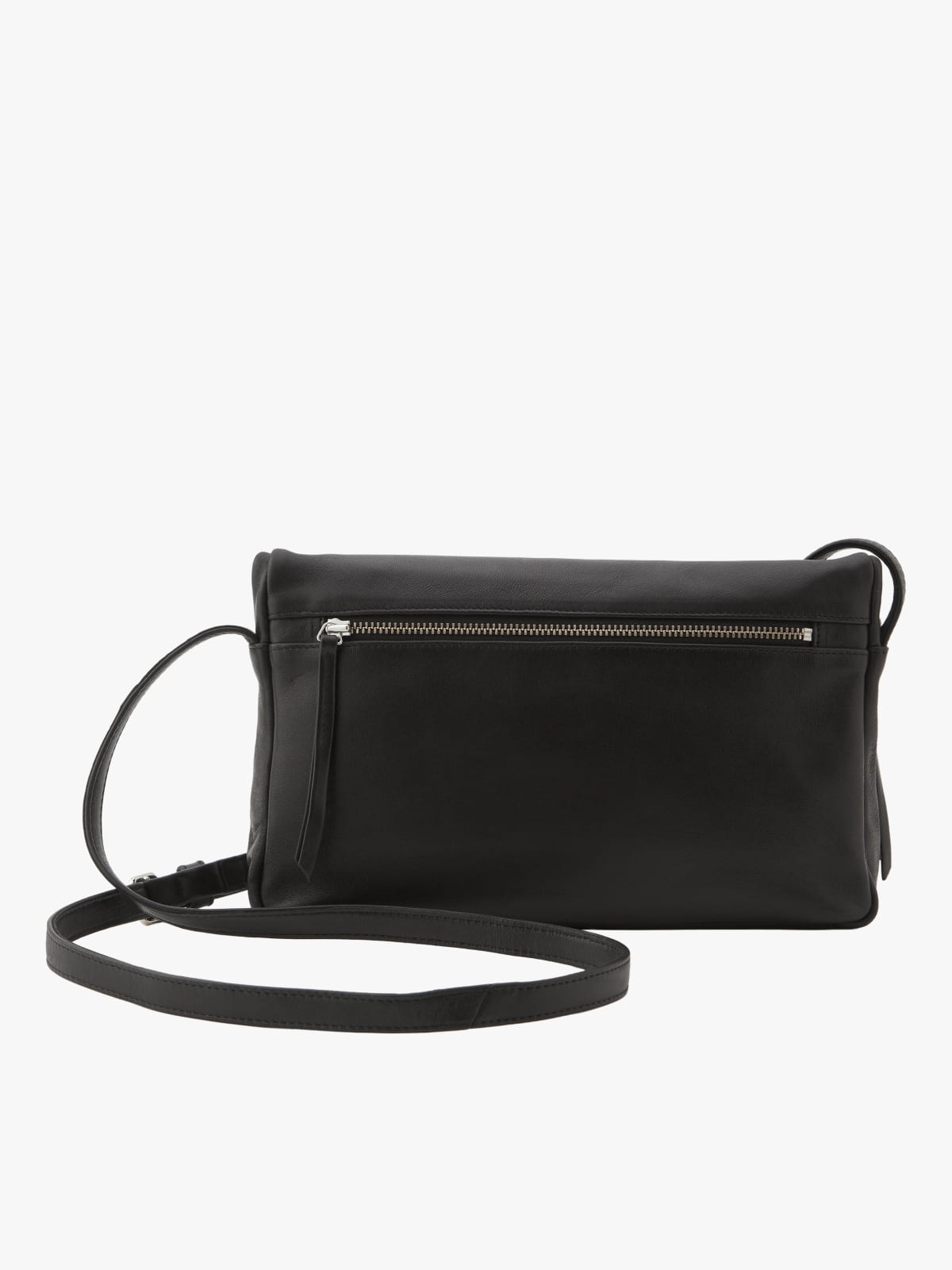 black Asya leather shoulder bag image number 2