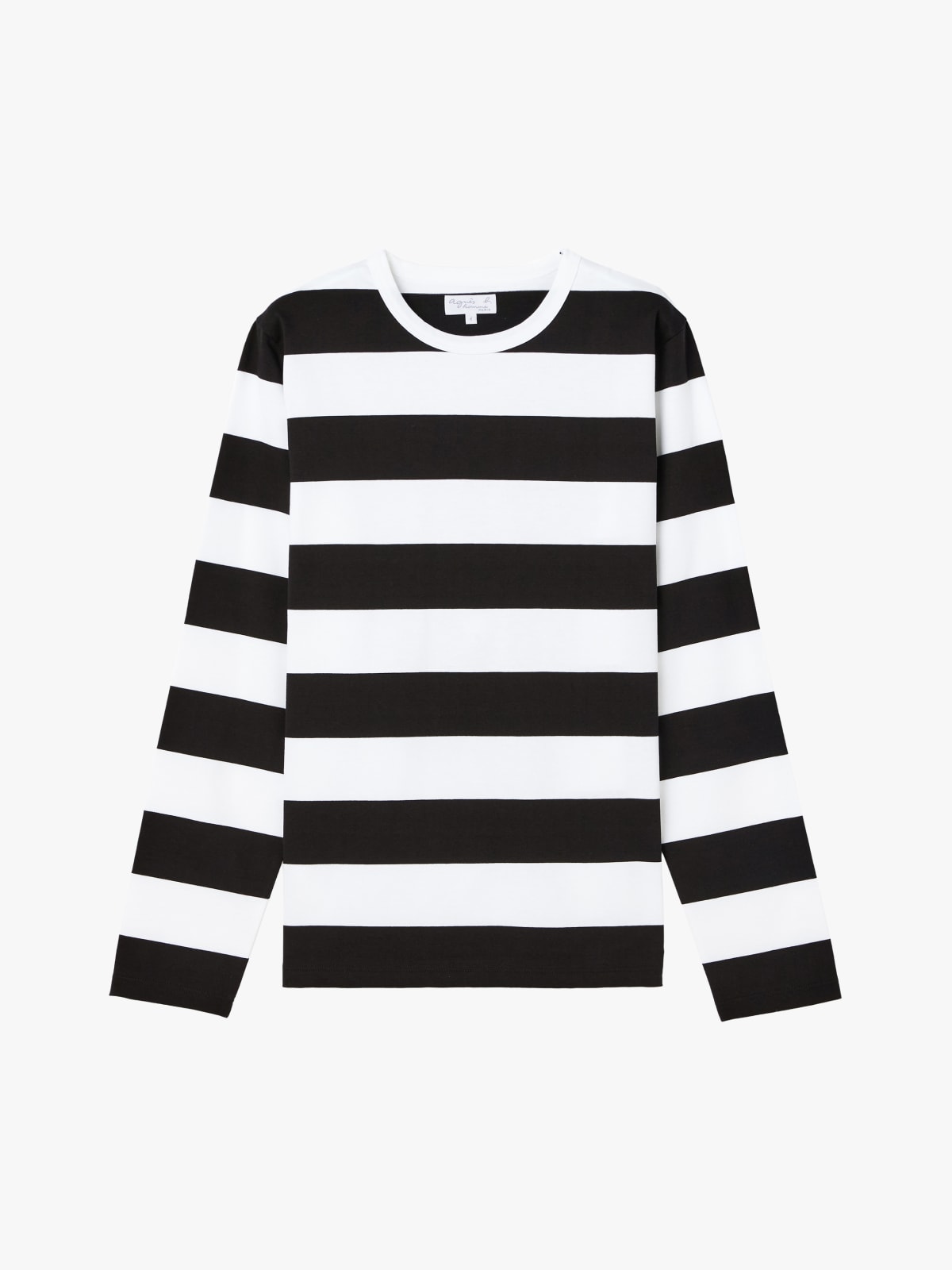 black and white wide striped Coulos t-shirt