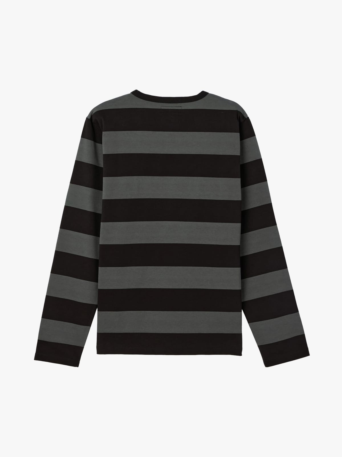 black and anthracite wide striped Coulos t-shirt