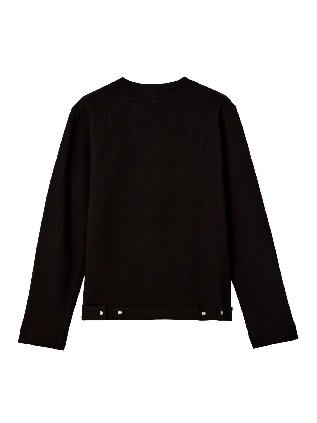black Nacre snap cardigan