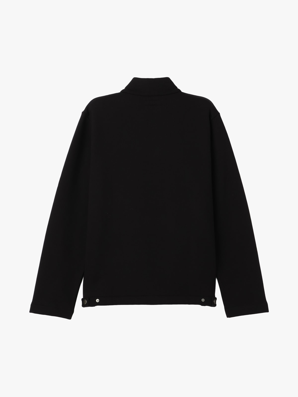 black New Yvan snap cardigan