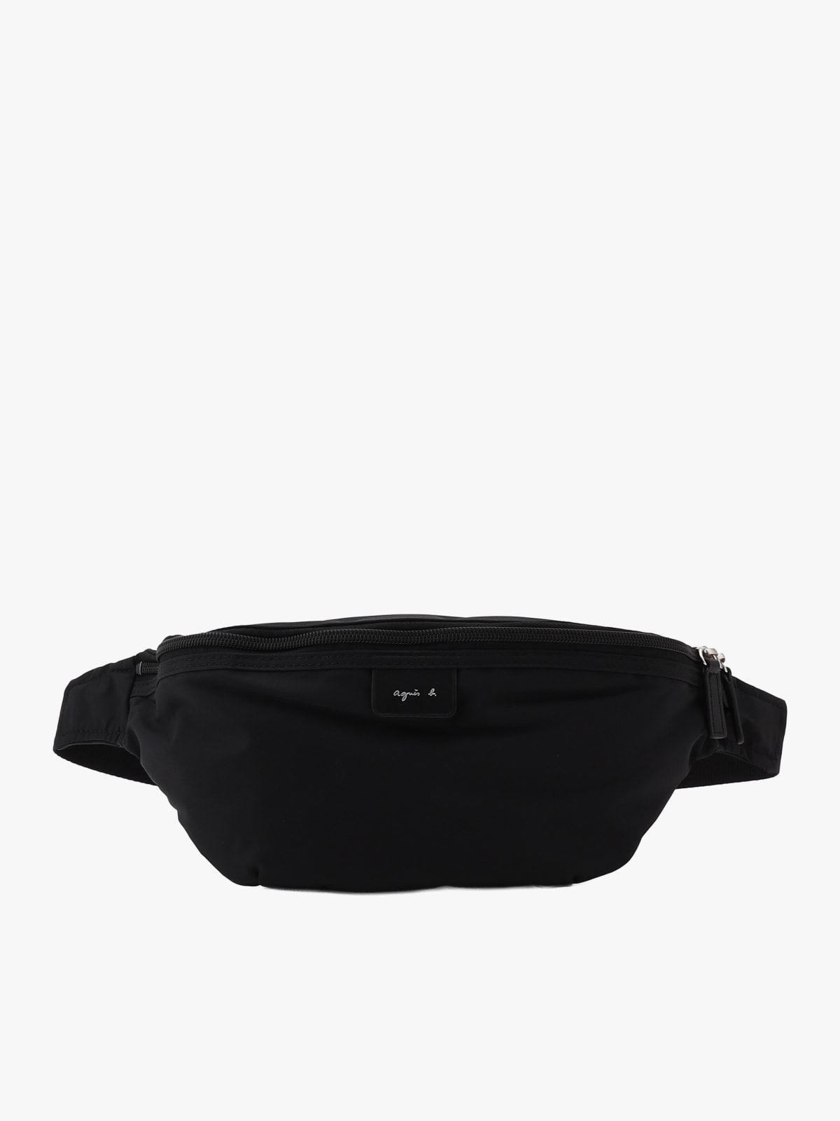 sac banane noir en nylon