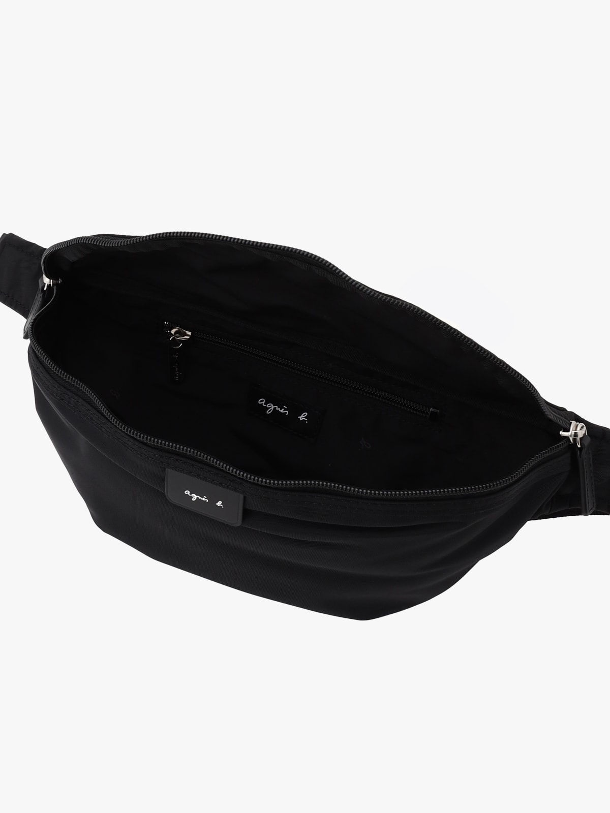 black nylon bum bag image number 3