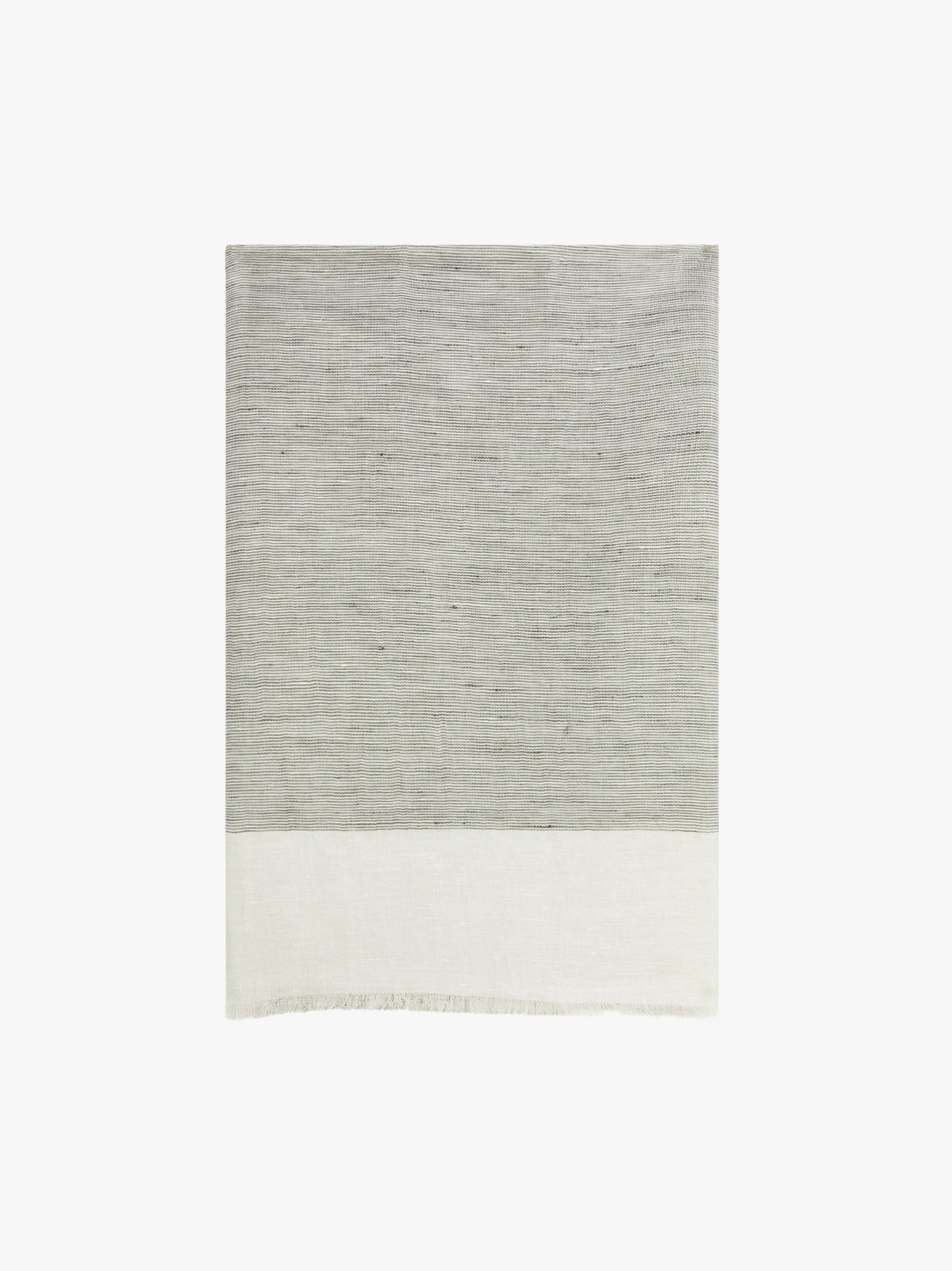 grey Martin scarf in linen and cotton