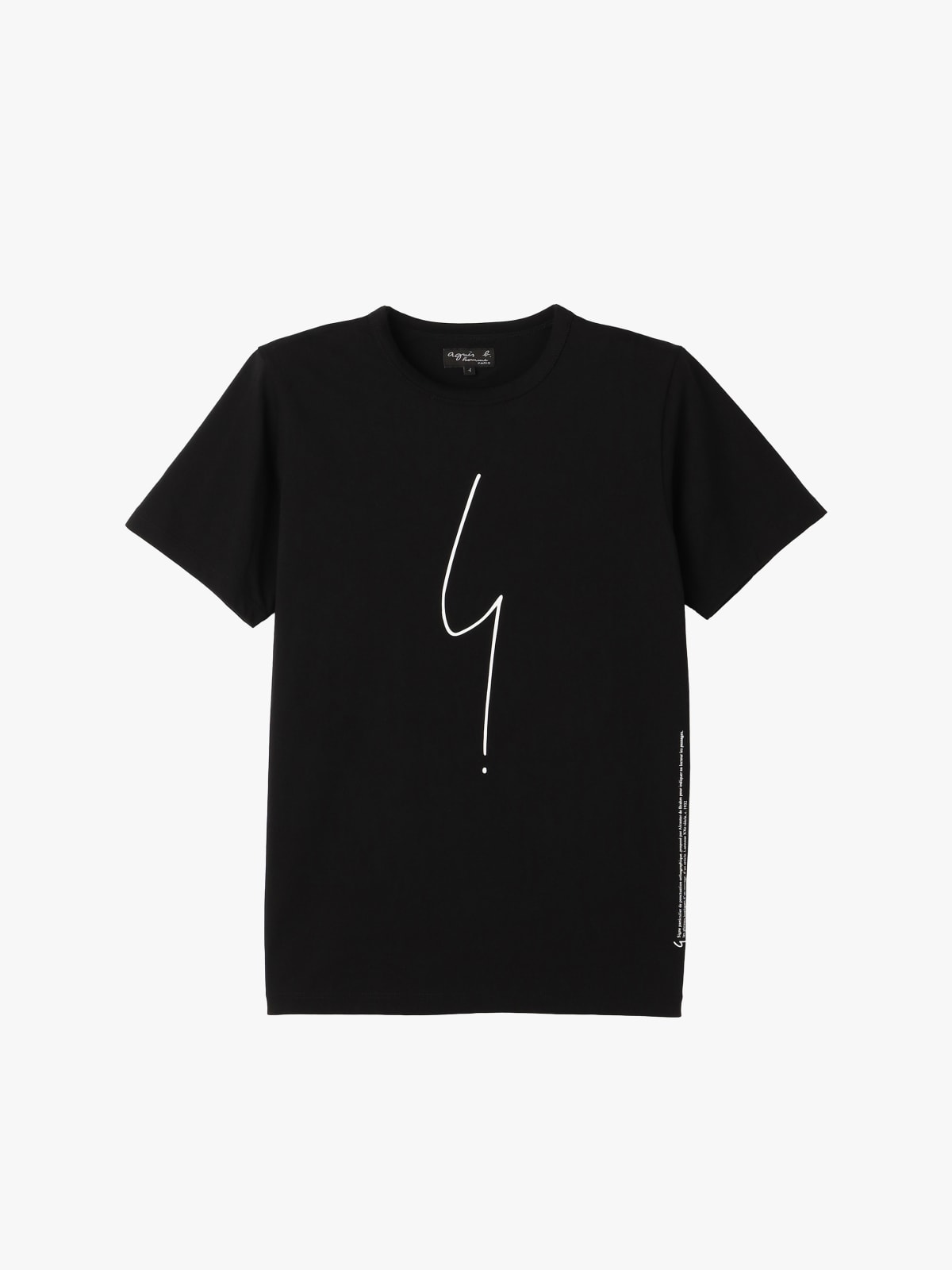 black short sleeves Coulos "irony" t-shirt