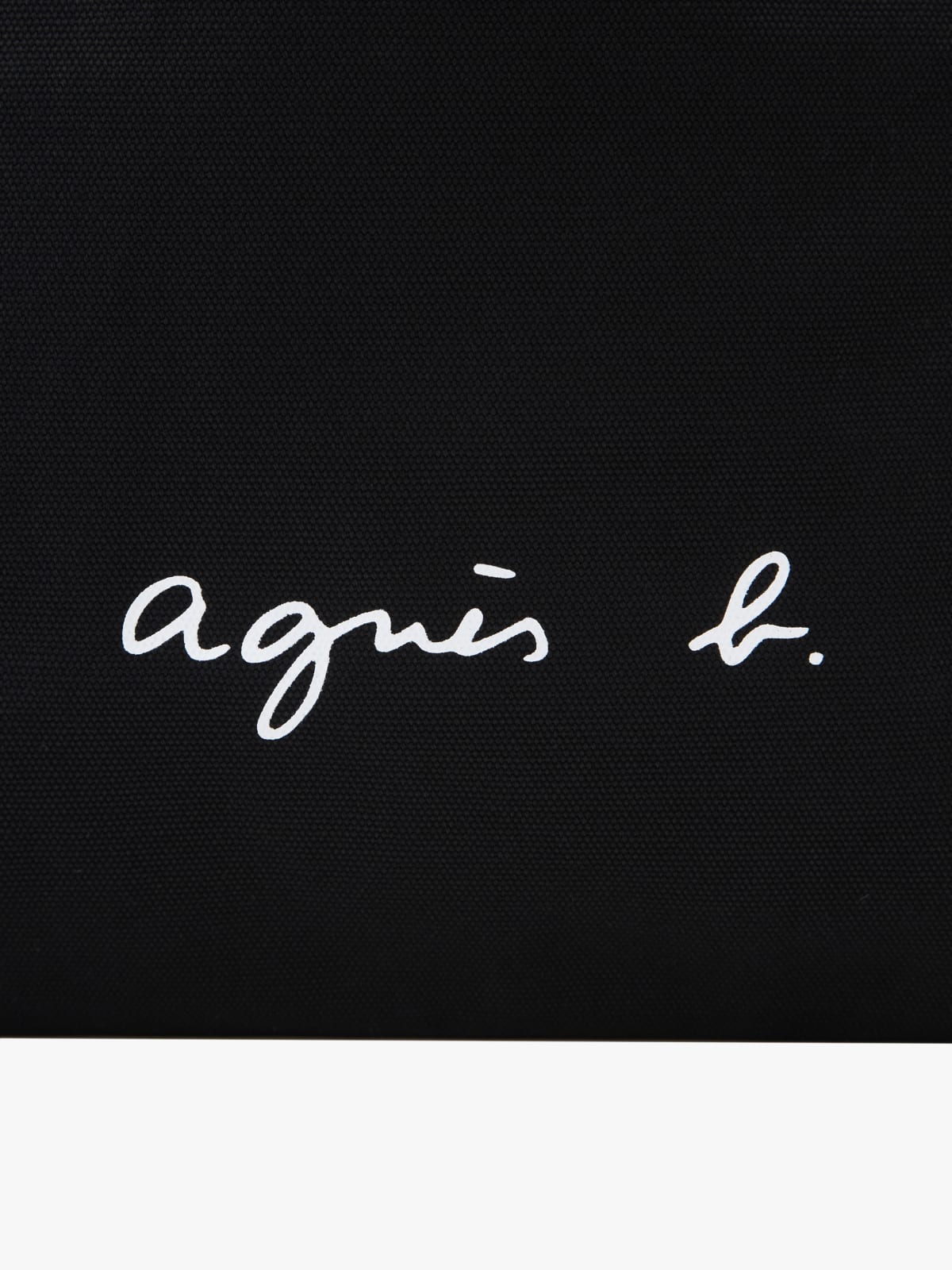 black cotton tote bag image number 4