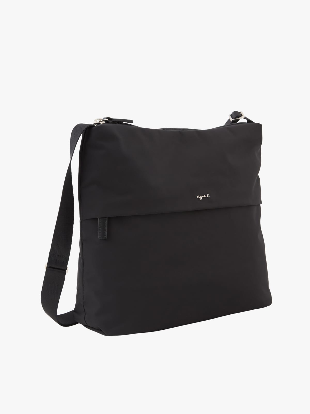 sac bandouli&egrave;re noir en nylon image number 2