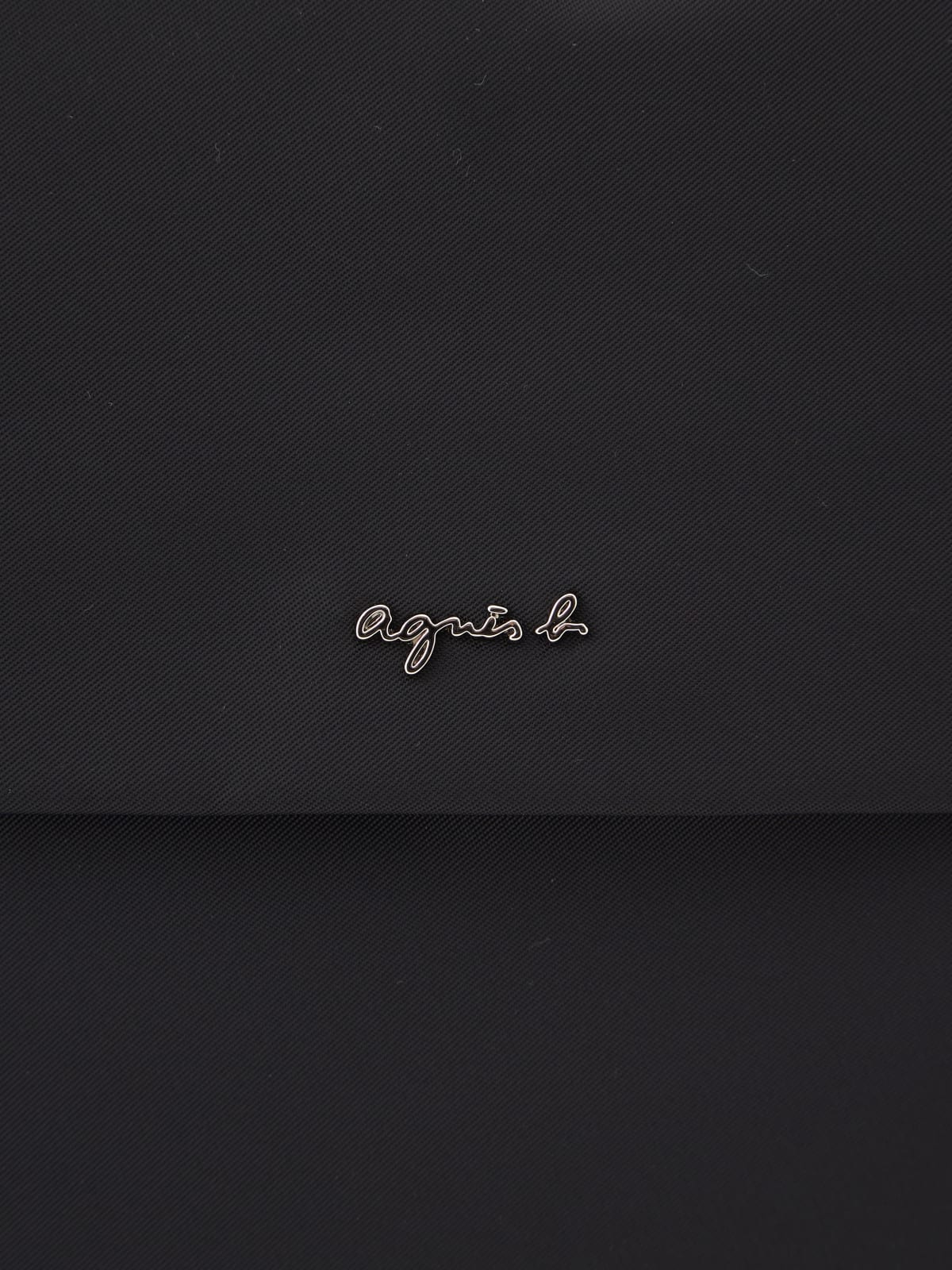 sac bandouli&egrave;re noir en nylon image number 6