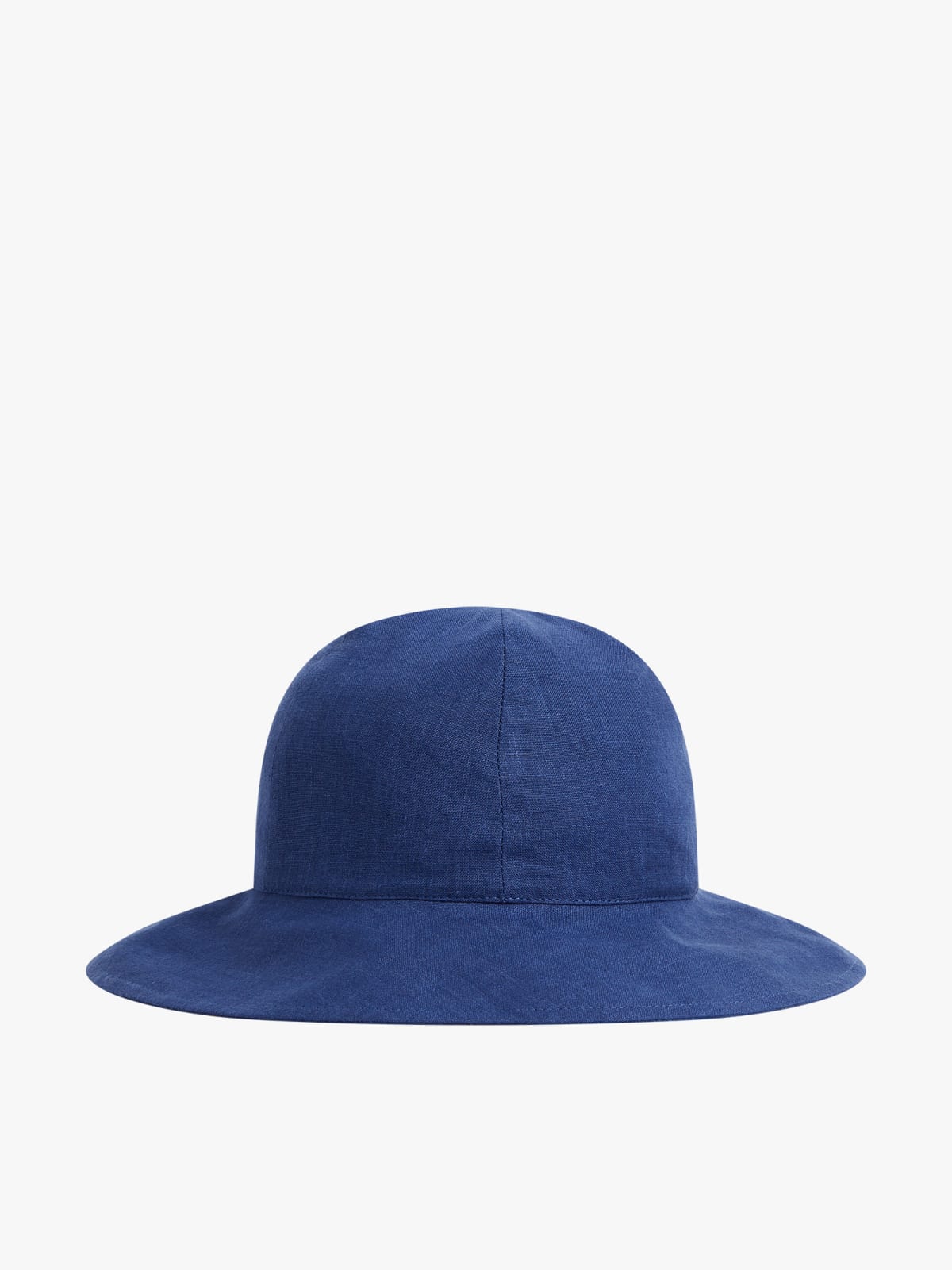 blue Clara linen hat