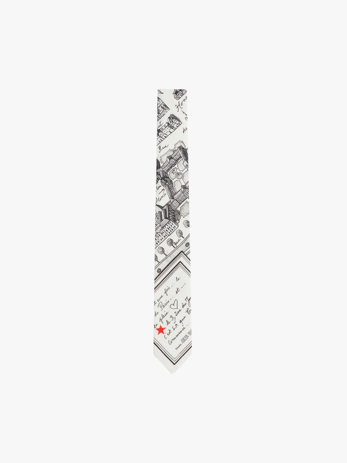 Rue du Jour white cotton tie