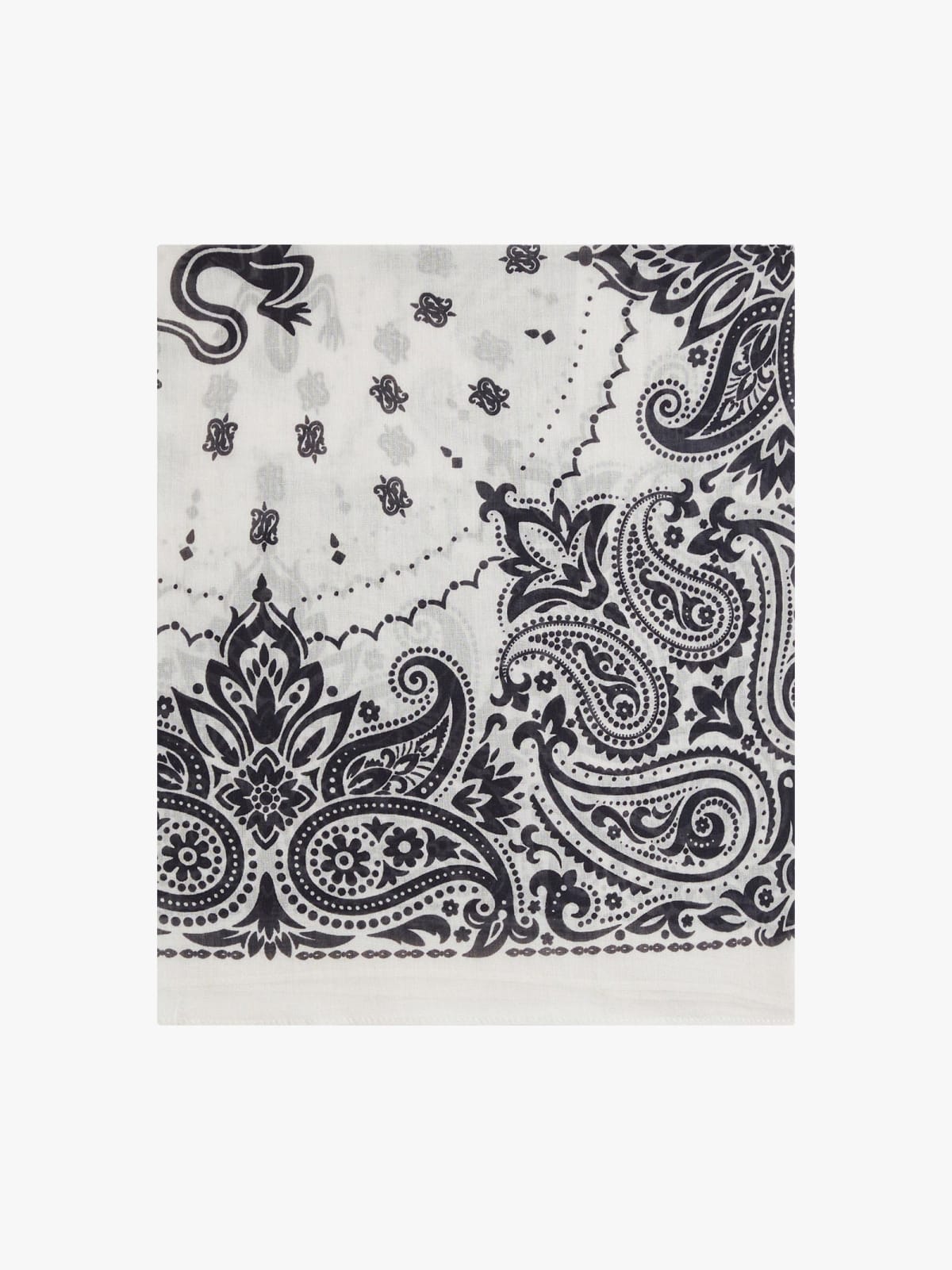 black Austin cotton bandana