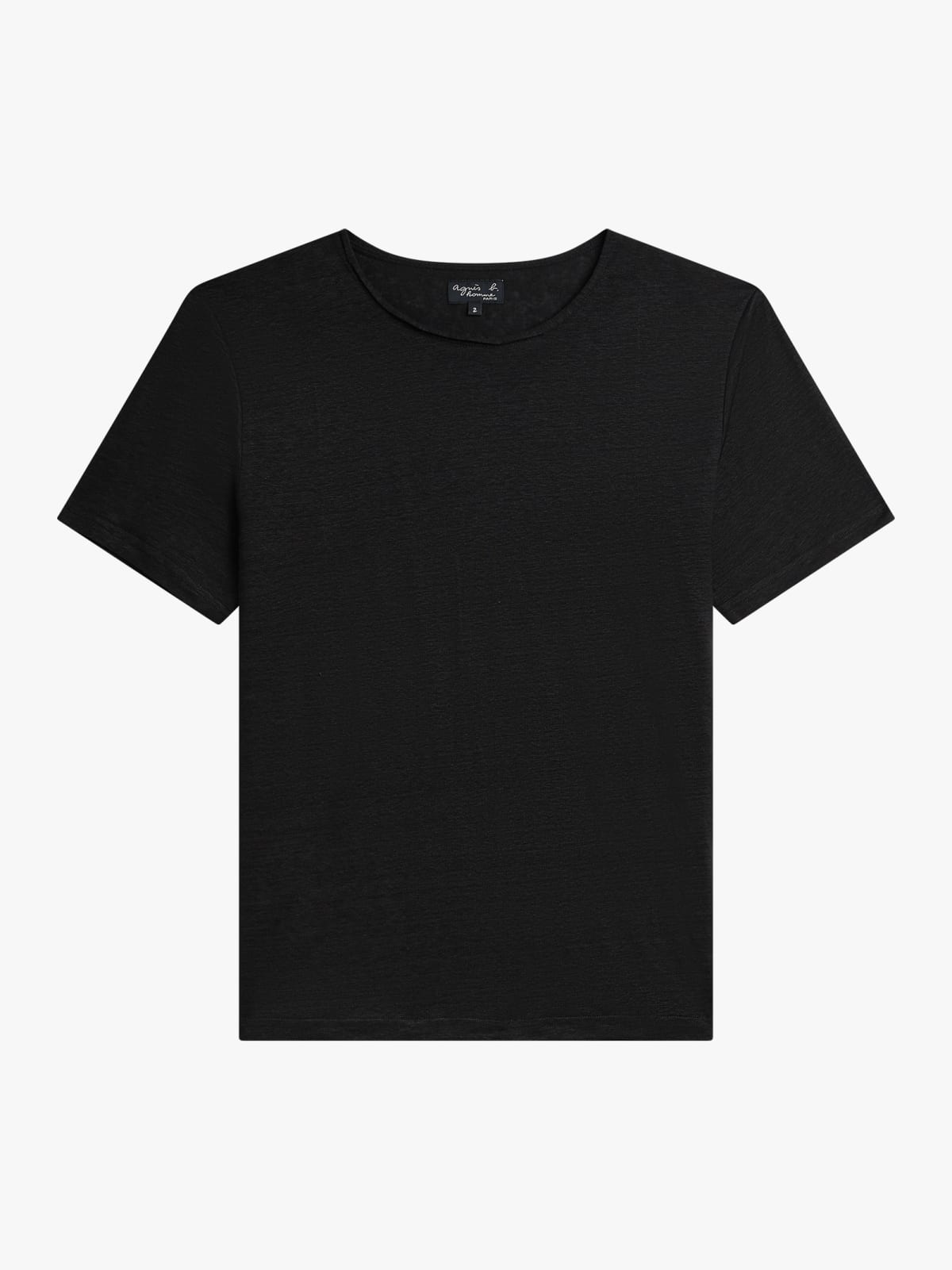 black Roulotte linen jersey t-shirt