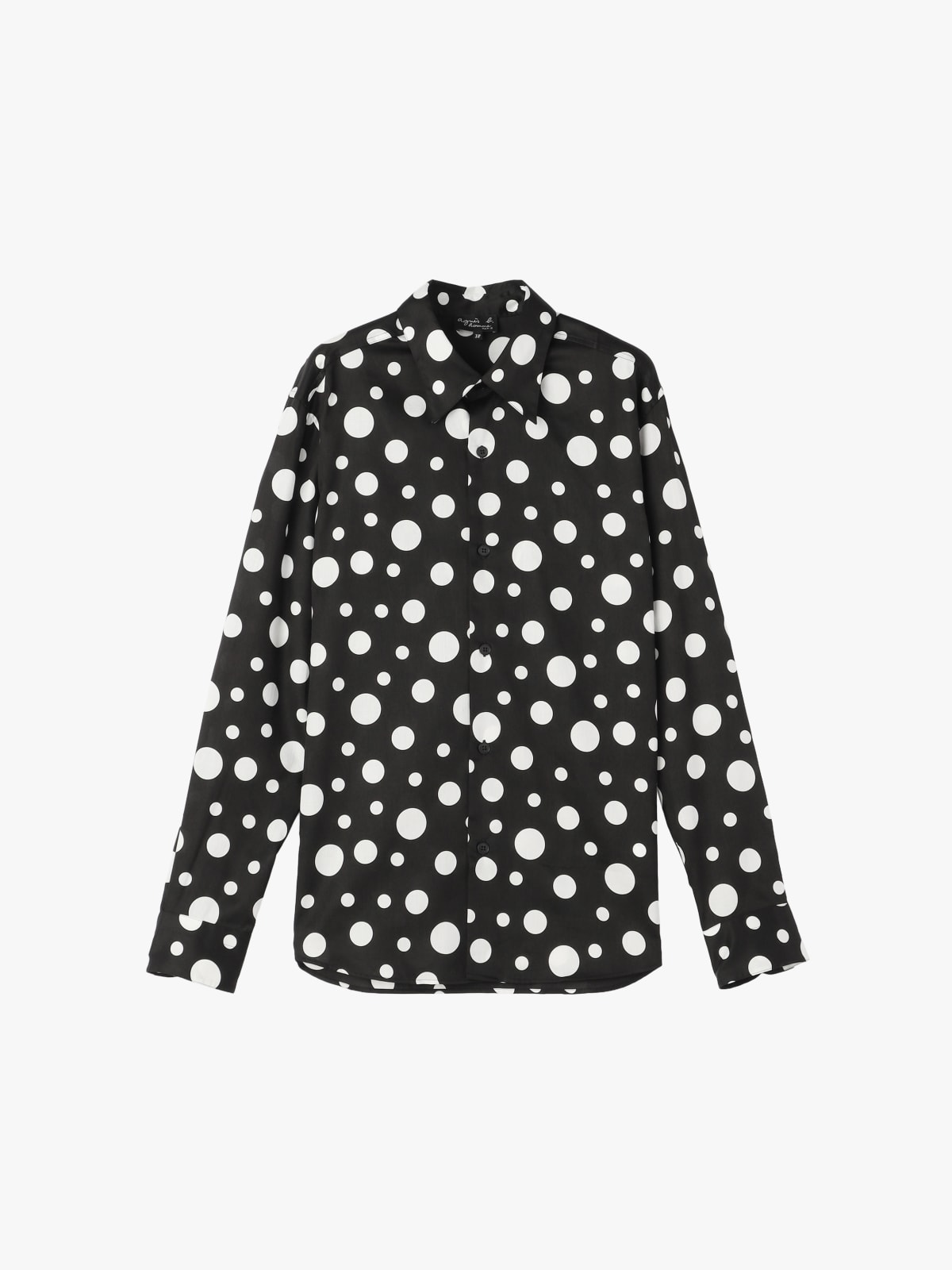 cotton polka-dot shirt