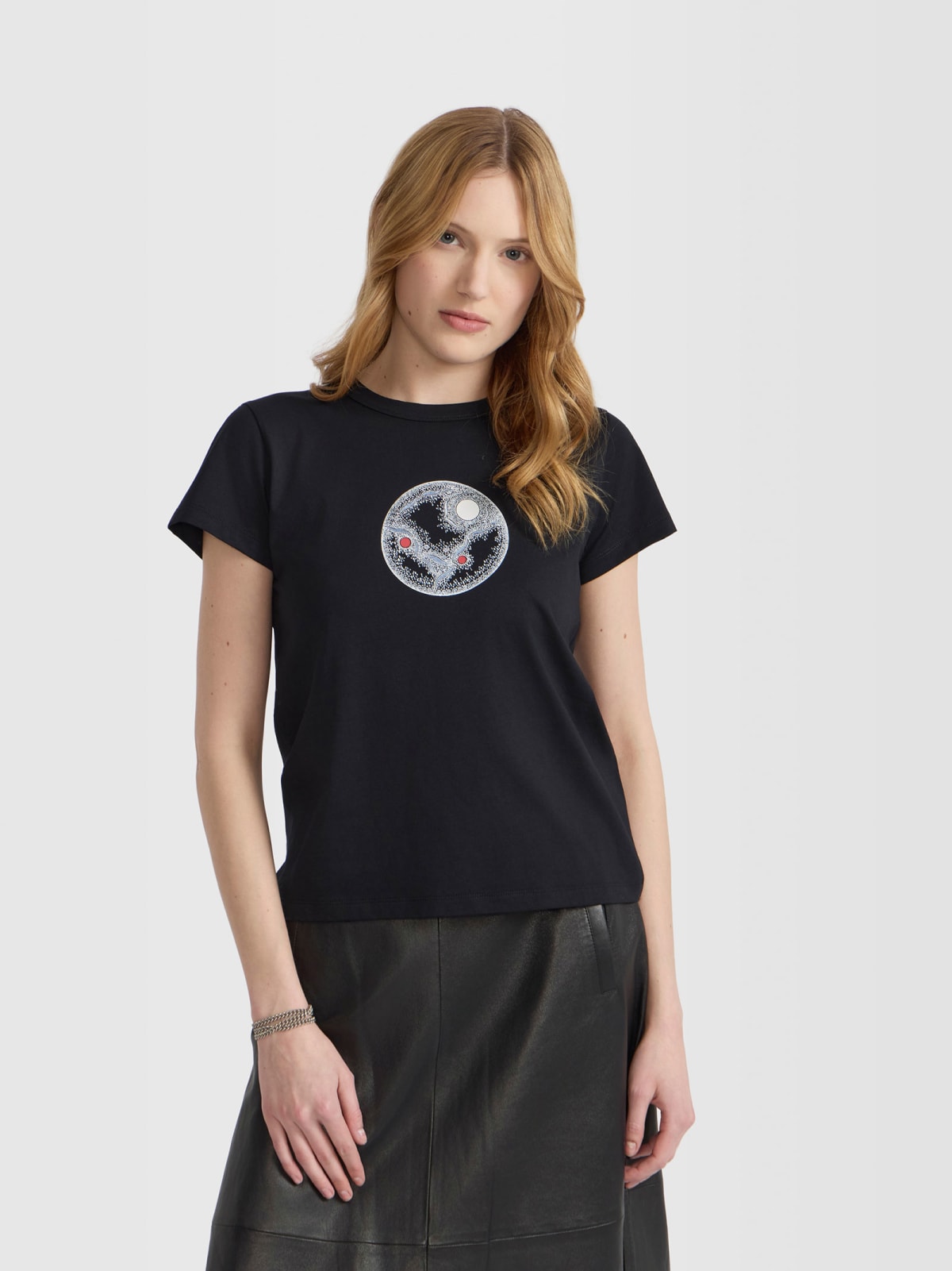 black Brando cotton jersey t-shirt artist Lou Malta