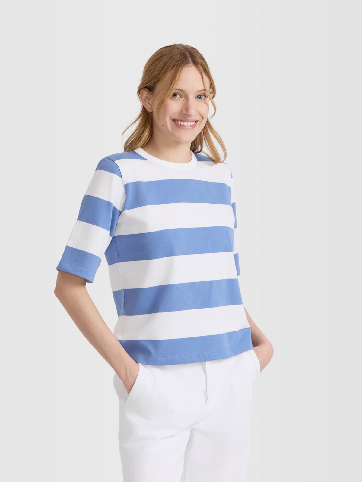 Brando striped t-shirt in cotton jersey