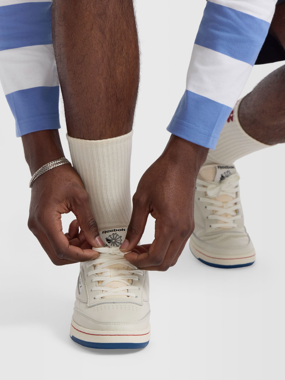 white Oscar cotton socks image number 4