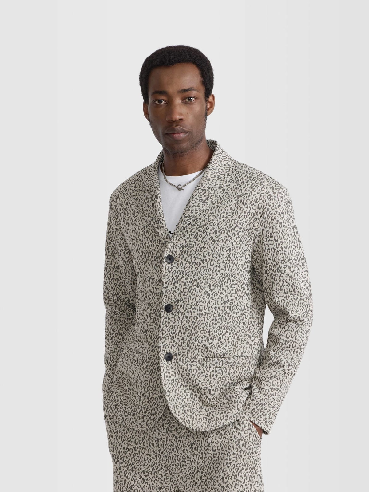 brown Paul jersey jacket 