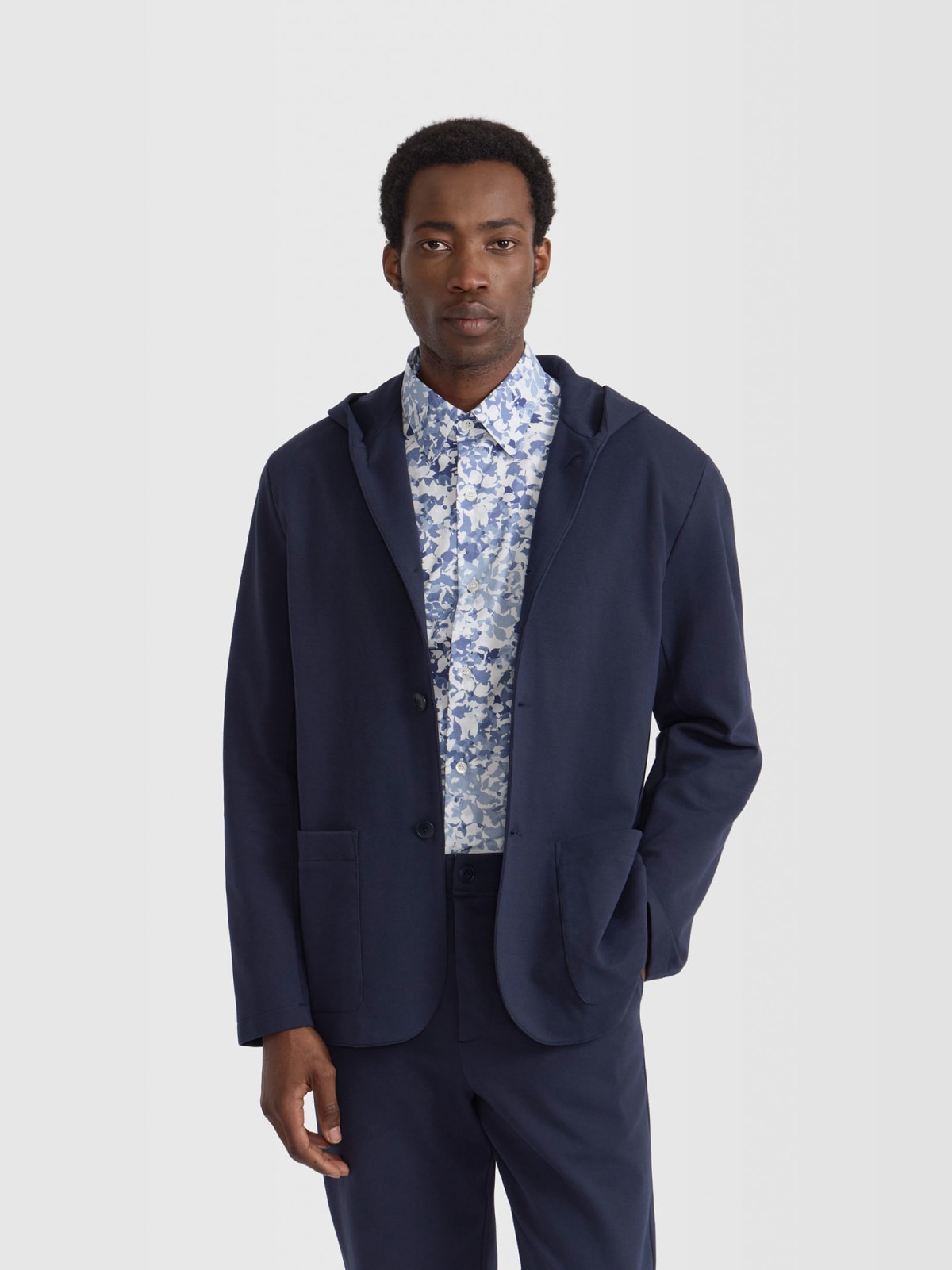 blue Gaspard milano cotton jacket