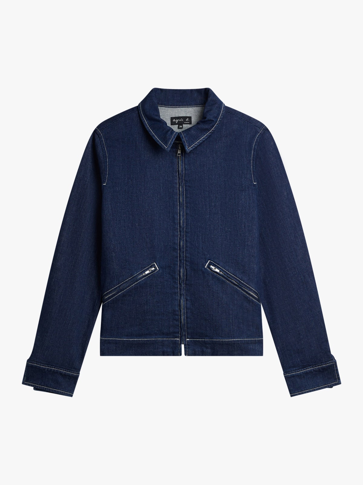 blouson Lesley en demin bleu 