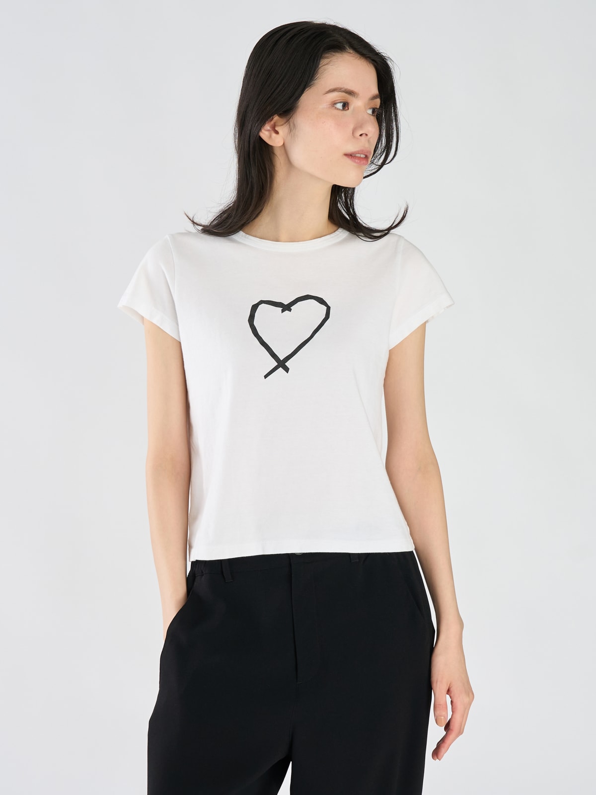 white short sleeves Sarajevo heart t-shirt