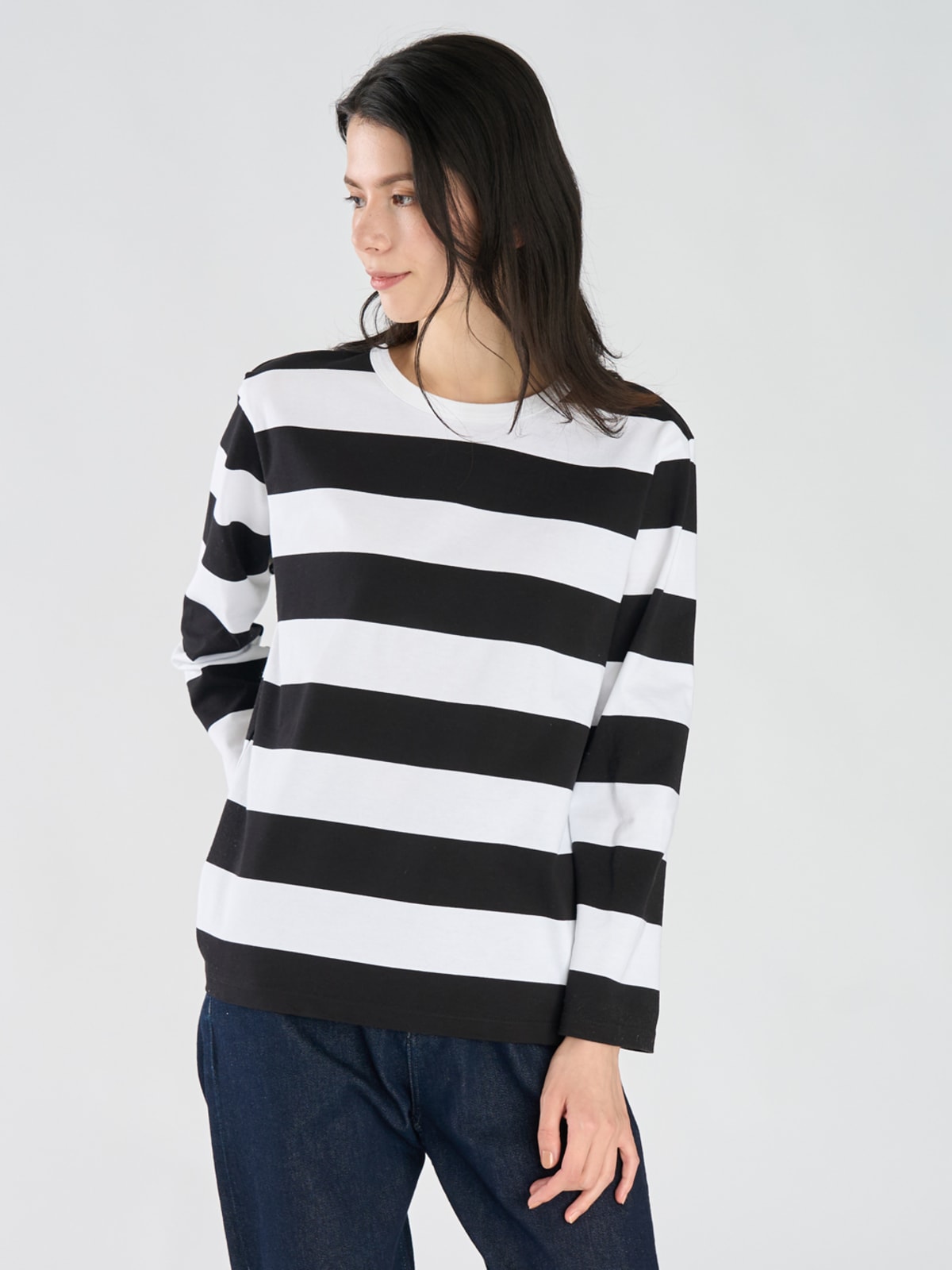 t-shirt cool rayures larges