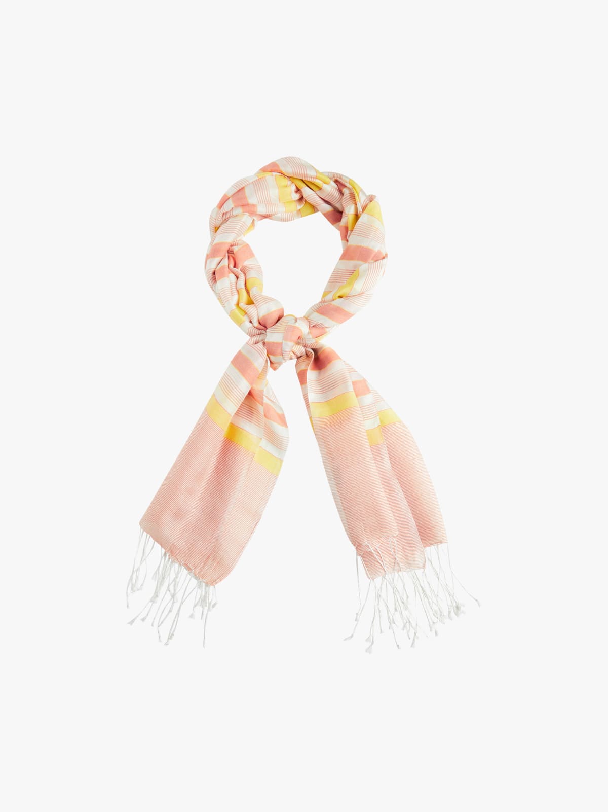 yellow Debra cotton scarf
