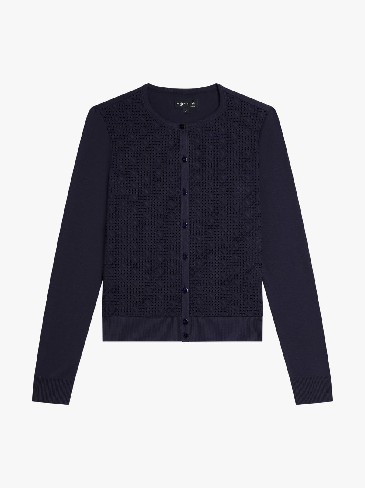 cardigan swing bleu marine