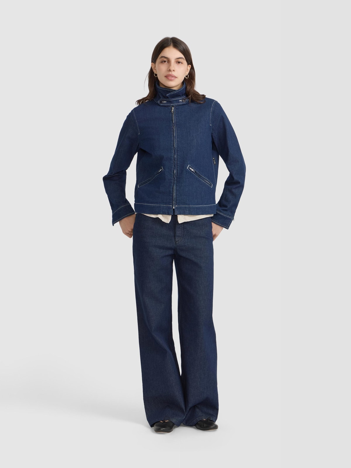 blue Lesley denim jacket