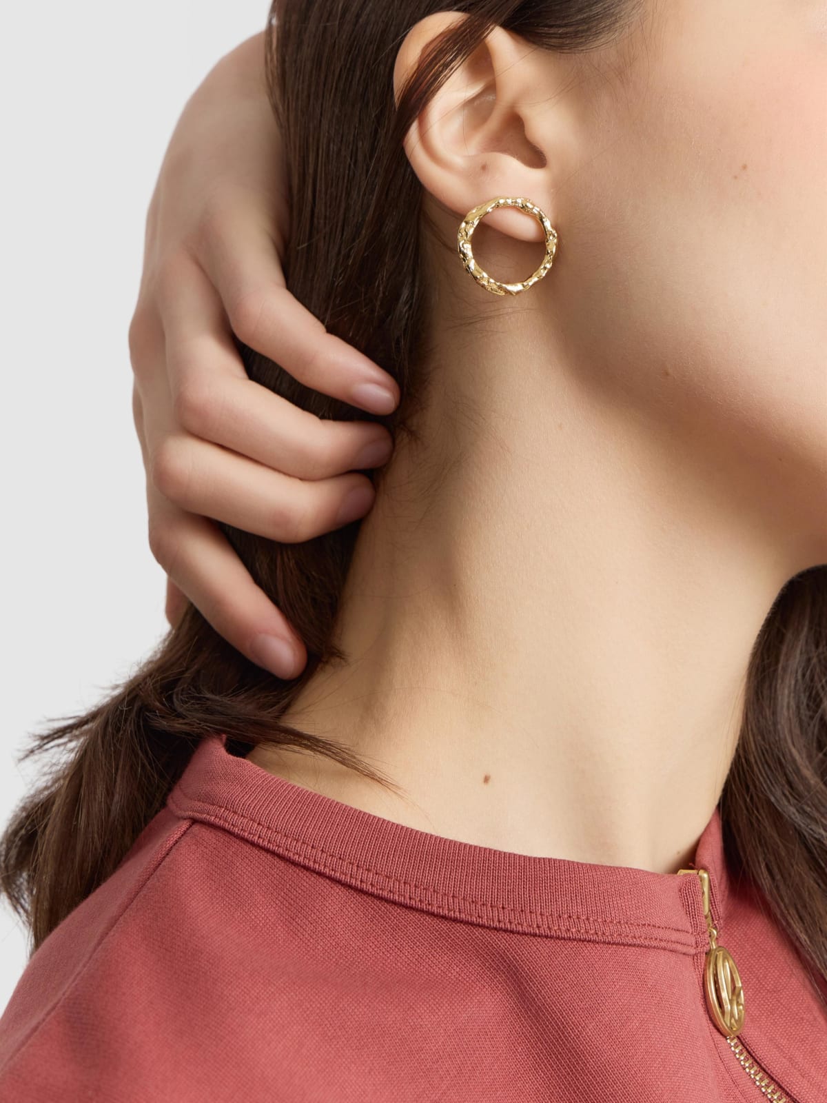 Adele pewter earrings