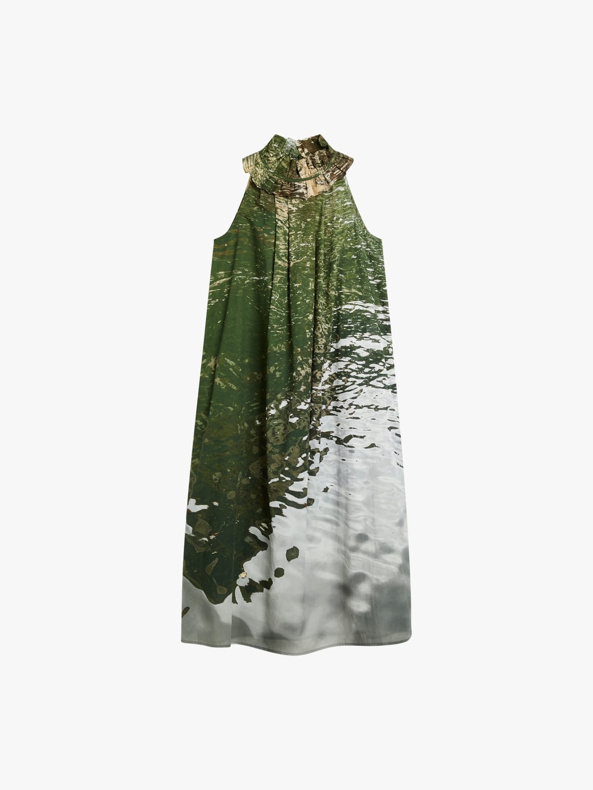 Baby Doll cotton dress printed with digital photo by agn&egrave;s b.