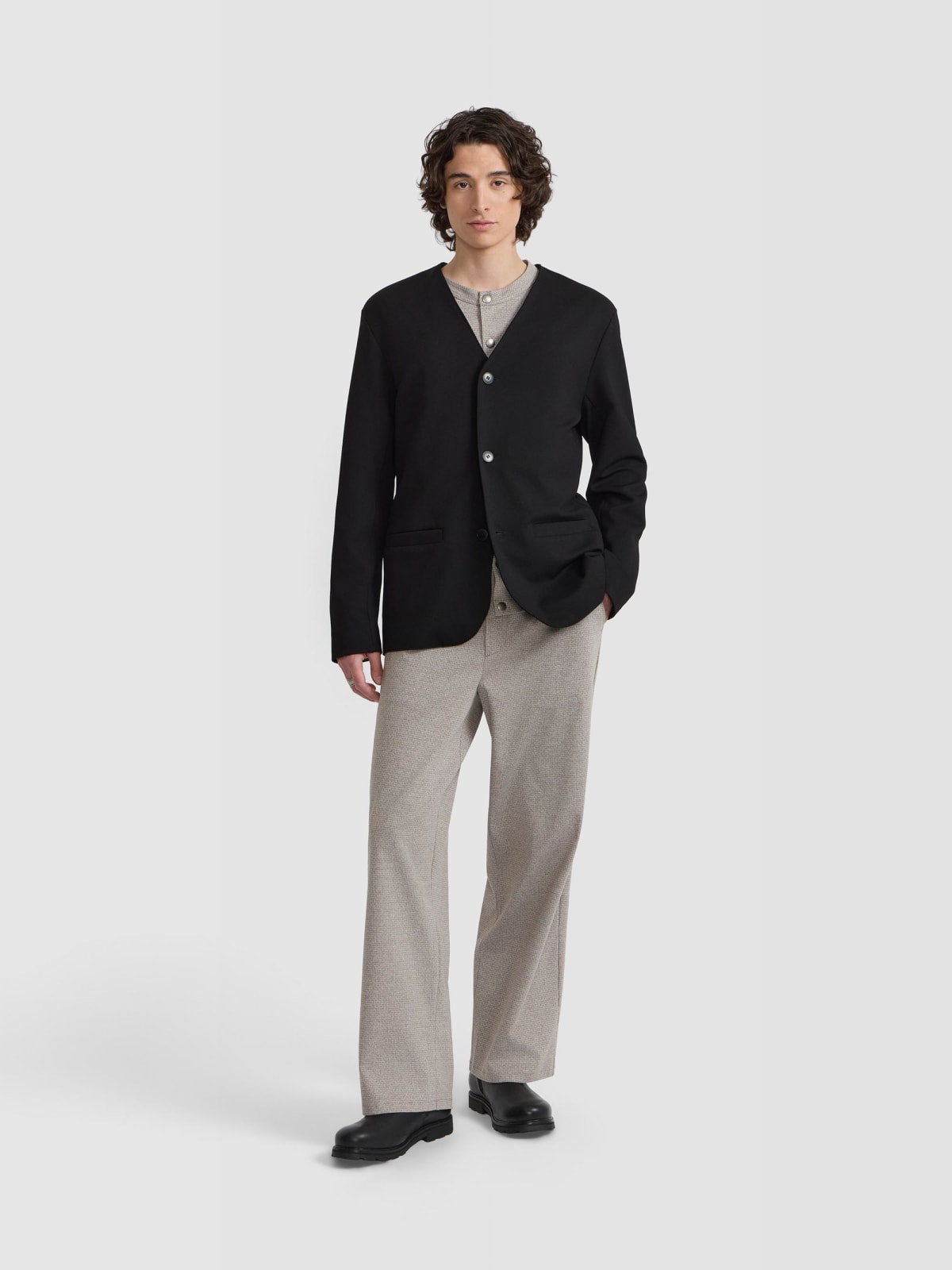 veste Wase en jersey noir 