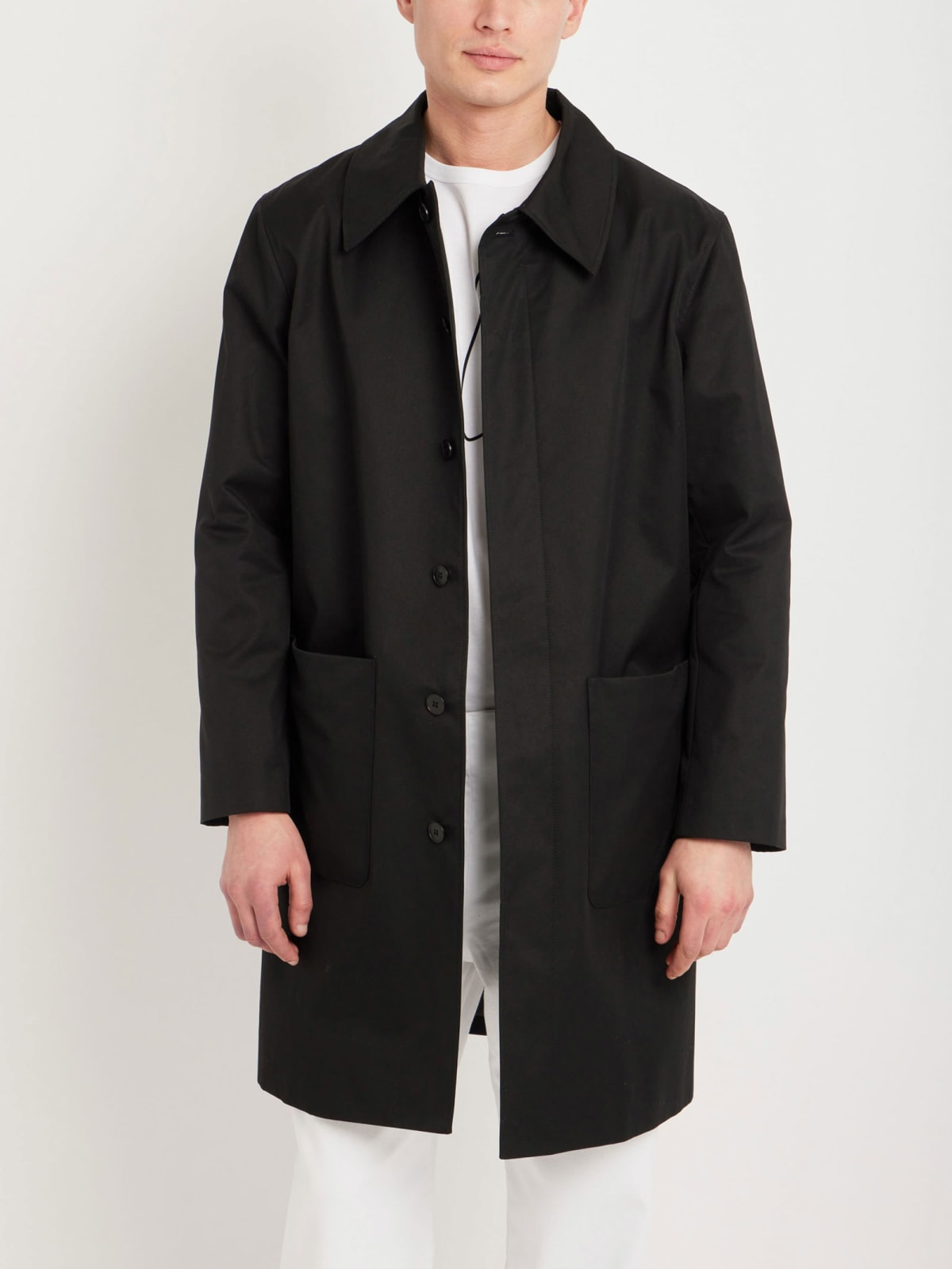 manteau en coton noir