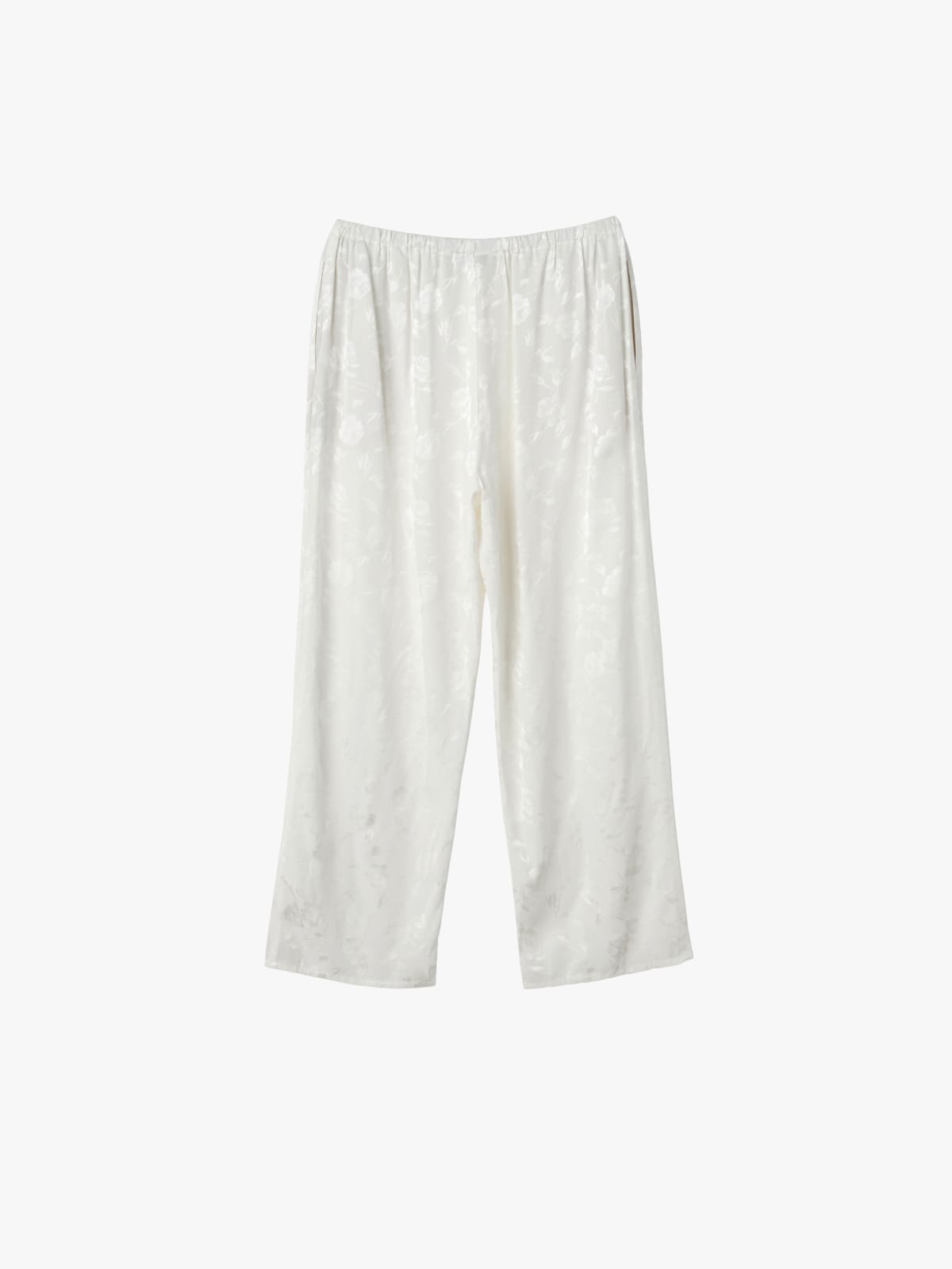 pantalon droit en viscose