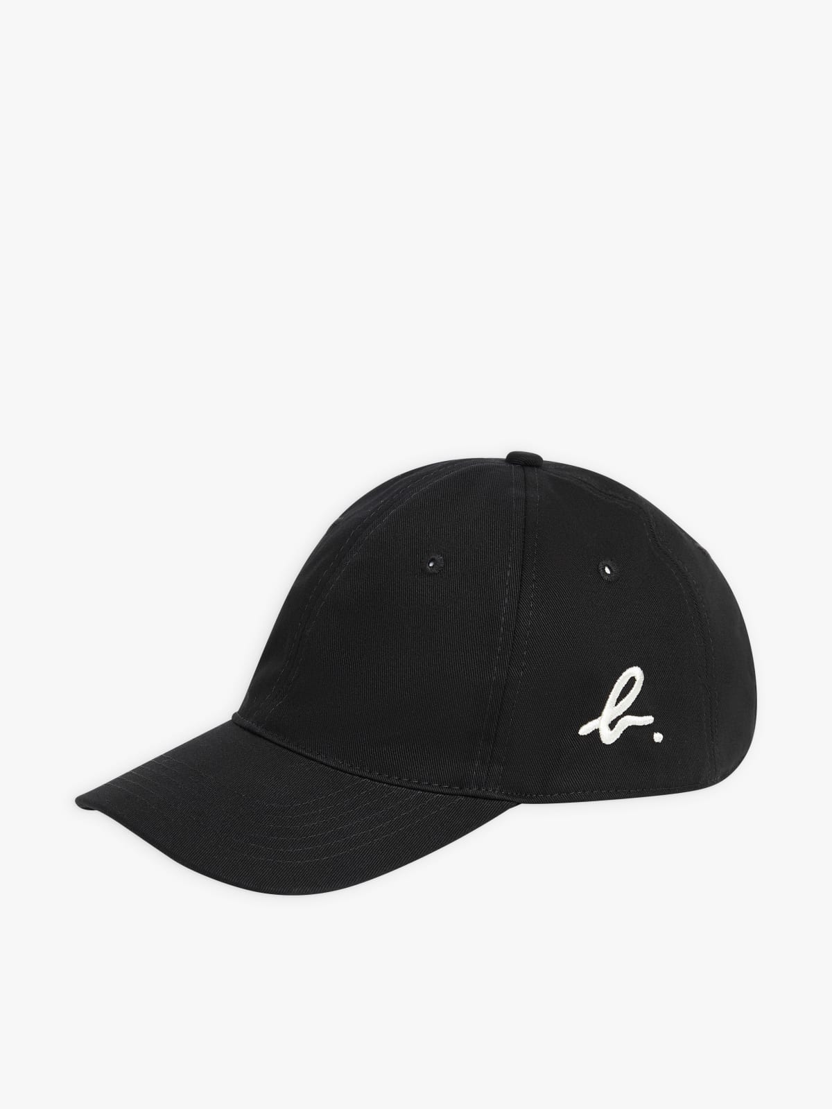 casquette brod&eacute;e "b." noire