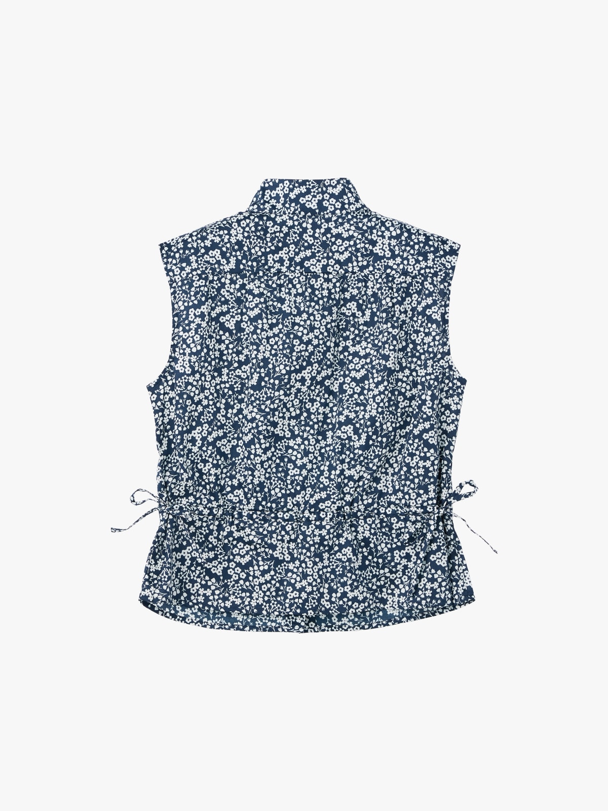 chemise Ginette imprim&eacute;e en satin de coton