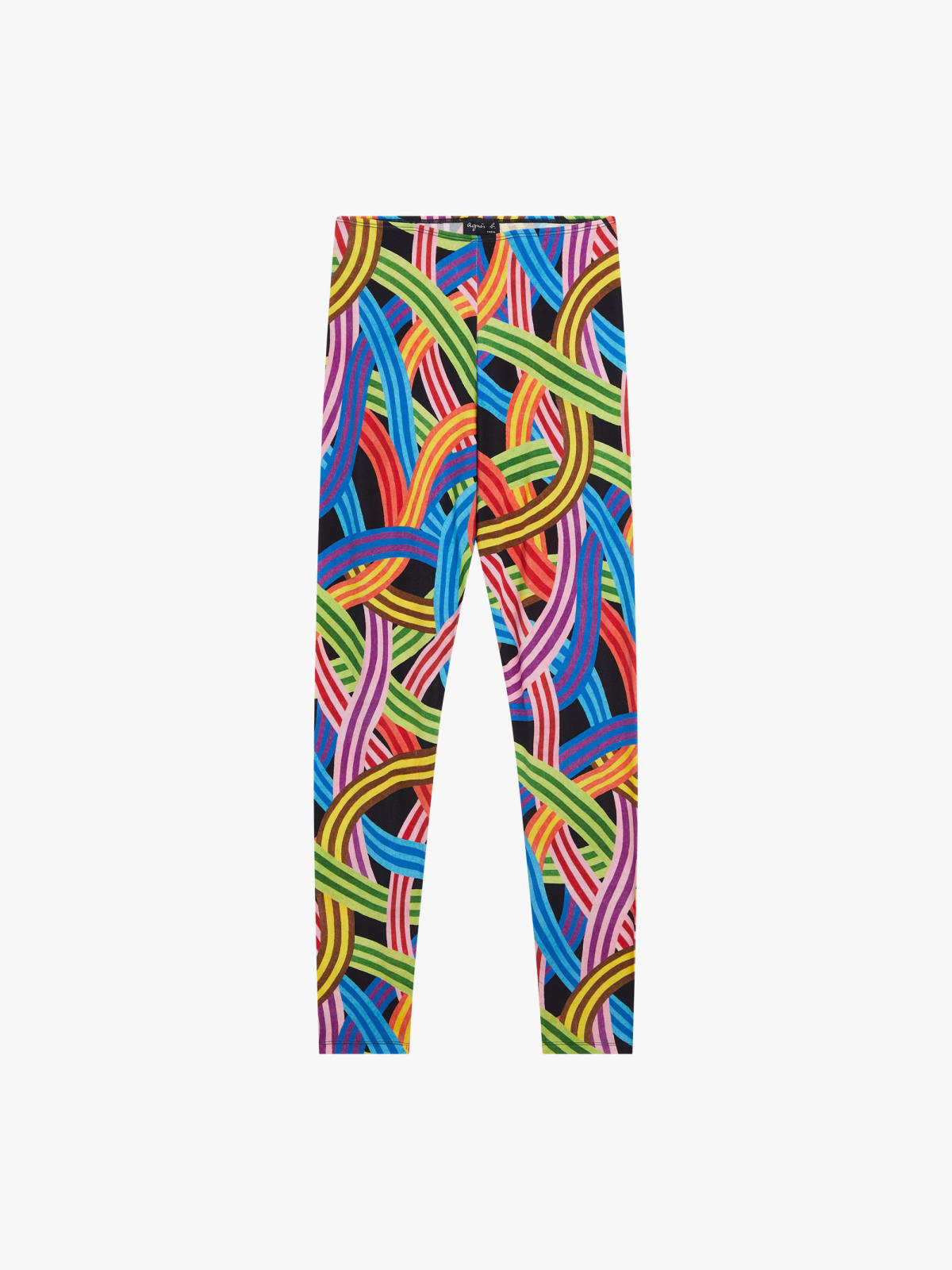 Jericho jersey trousers with print by artist MELVIN BERNSTINE
