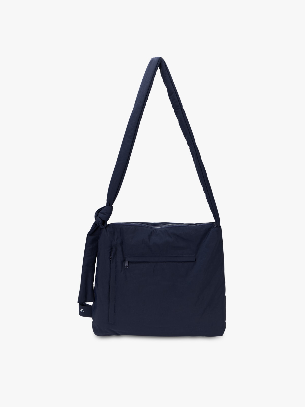 navy nylon shoulder bag