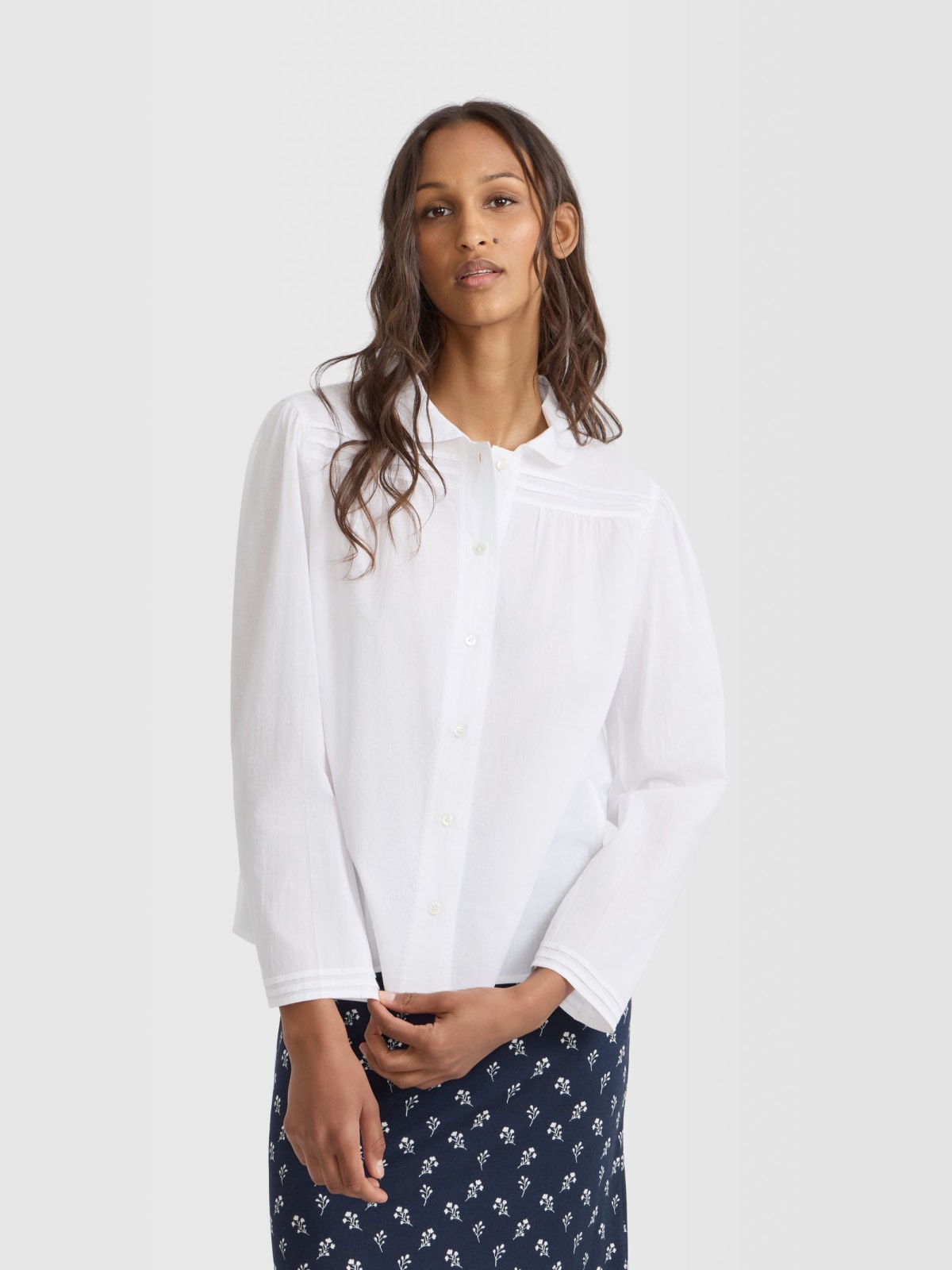 chemise Alice en coton blanc