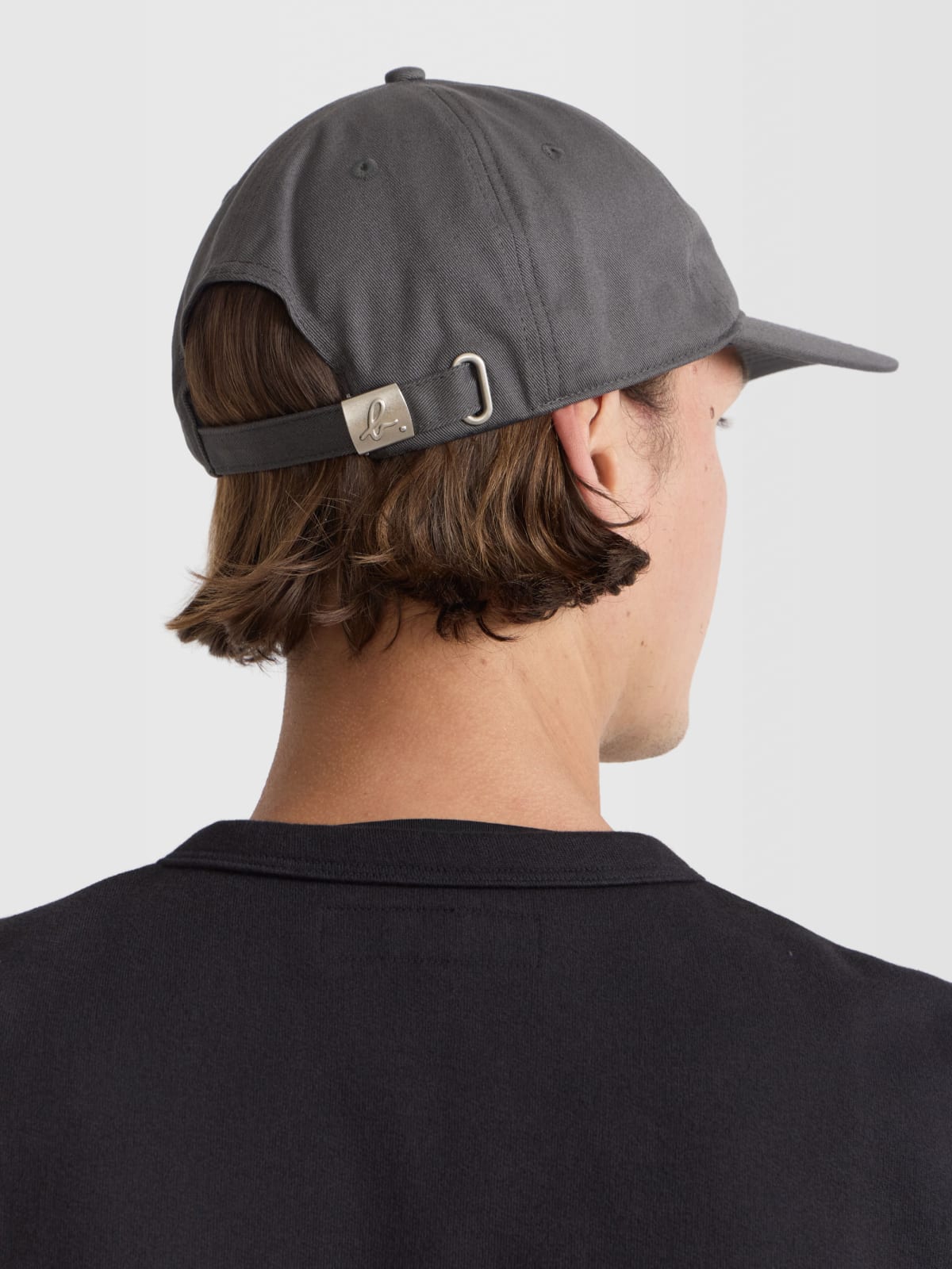 casquette New b en coton gris image number 2