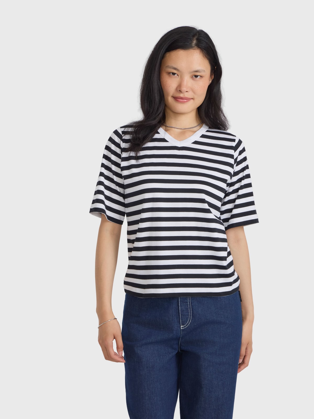 Raya striped cotton jersey t-shirt