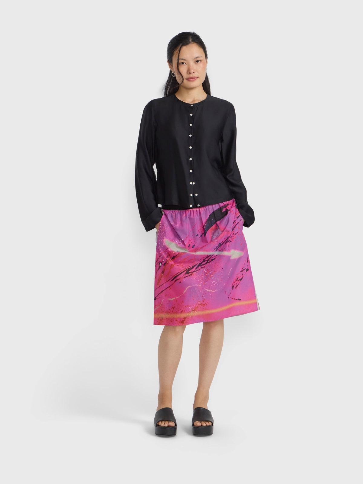 Celena cotton skirt artist Futura